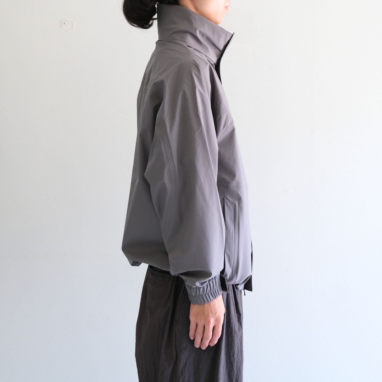 Temporal Fold Shell JKT / テンポラル フォールド シェル ジャケット（GREY）