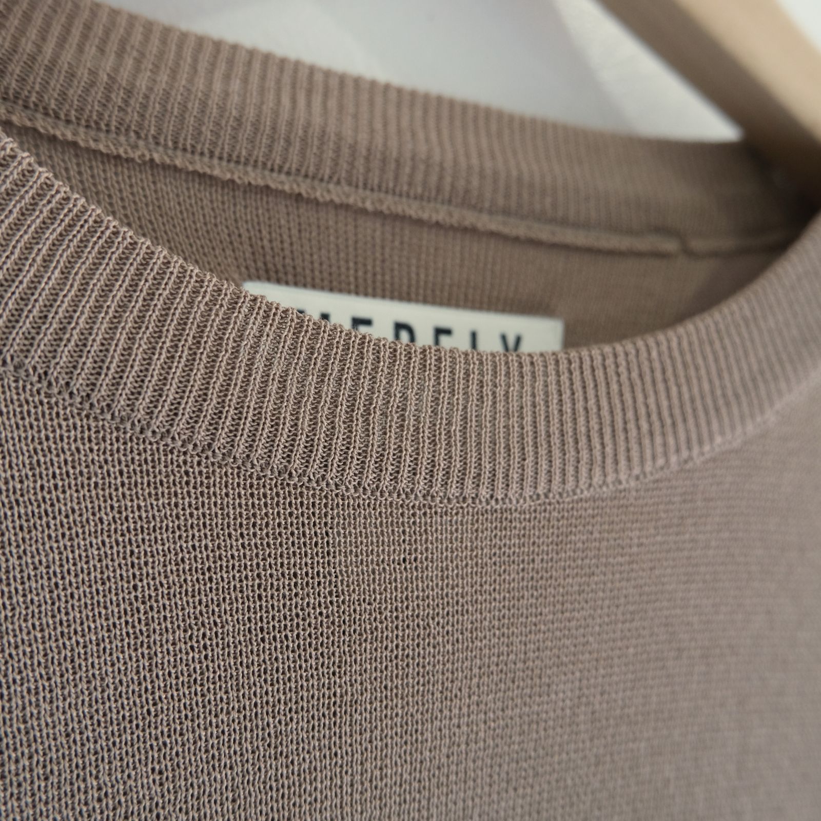 PREMIUM WIDE SLEEVE ‘SEUNGMU’ KNIT / ニット / ECRU BEIGE