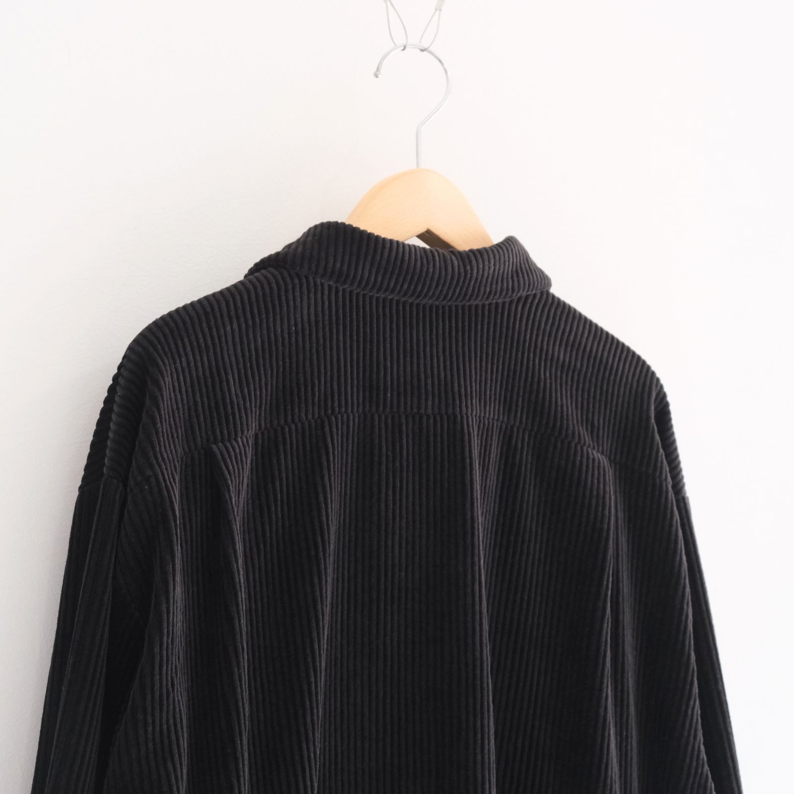 【残り1点】Corduroy Skipper Shirts（Black）