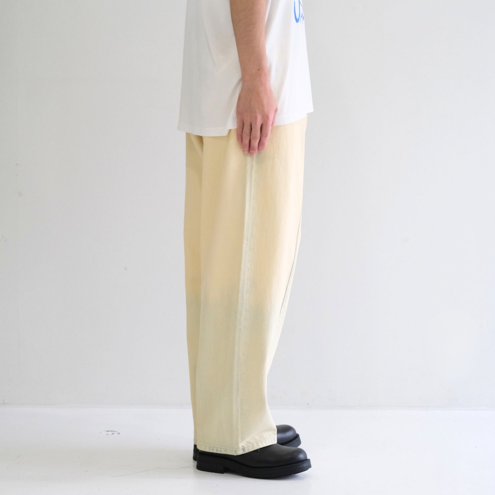 Impact Denim Pant / インパクトデニムパンツ（Mid-Blue Fade w Ecru Tint）