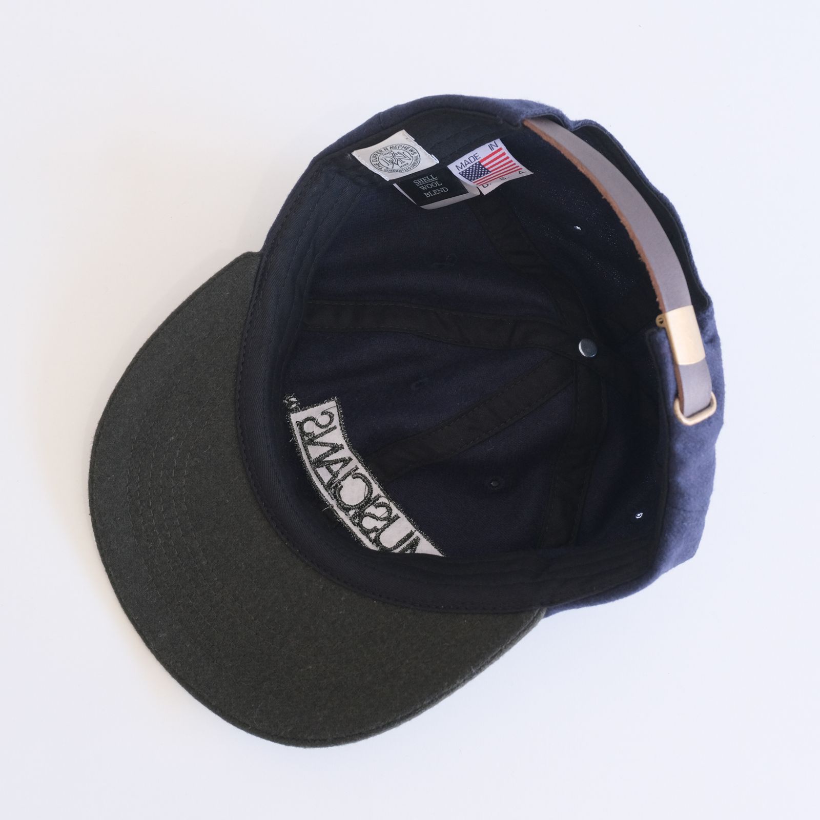 【残り1点】MUSICIANS WOOL B.B CAP（NVY/GRN）