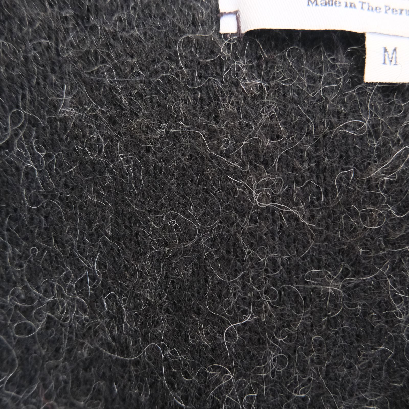 Suri Alpaca Cardigan / カーディガン / アルパカ / スリアルパカ / Black