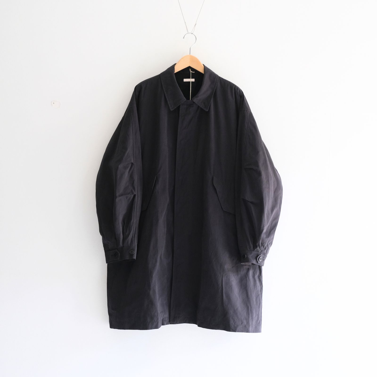 【残り1点】WAXED WEATHER B/C FIELD COAT（INK BLACK）