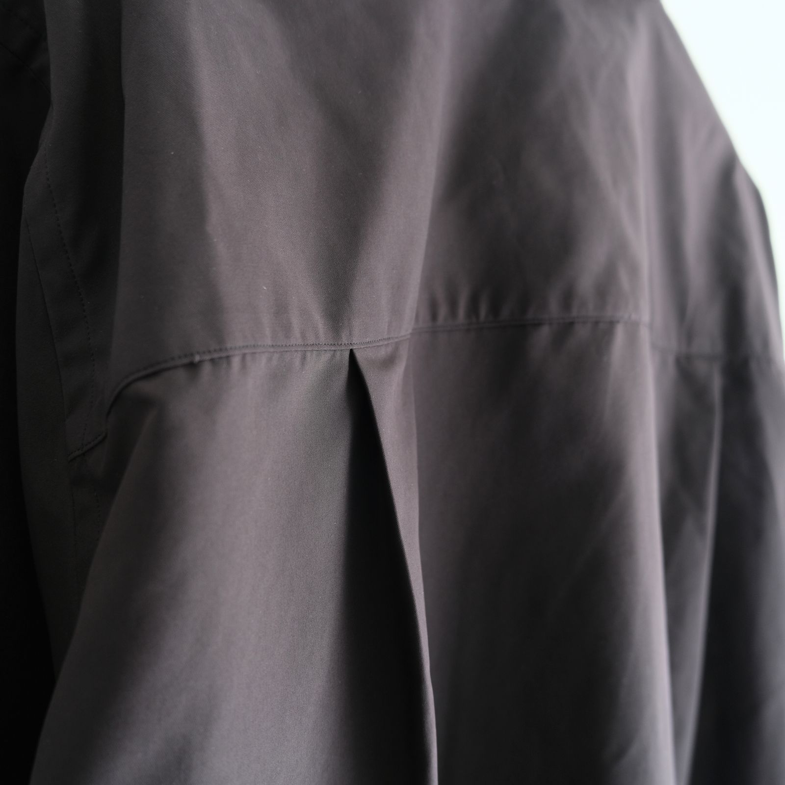 Peach back twill - Rob / シャツ / ポリエステル / ナイロン / Charcoal black