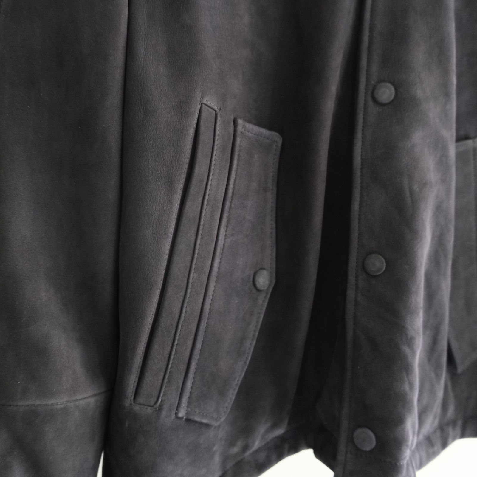 COACH JKT / ジャケット / コーチジャケット / レザージャケット / COW NUBUCK / 牛革 / NAVY