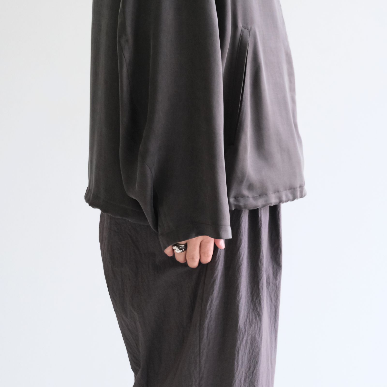 Cupro Drizzler JKT / キュプロ ドリズラー ジャケット（Gray）
