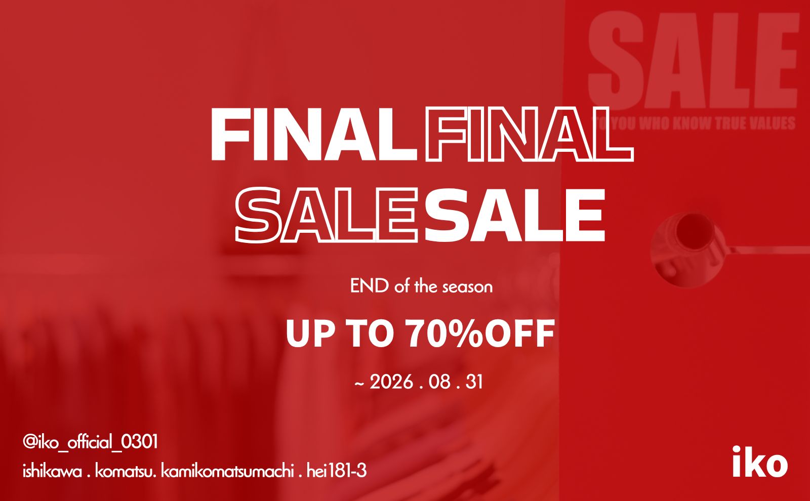 FINAL SALE