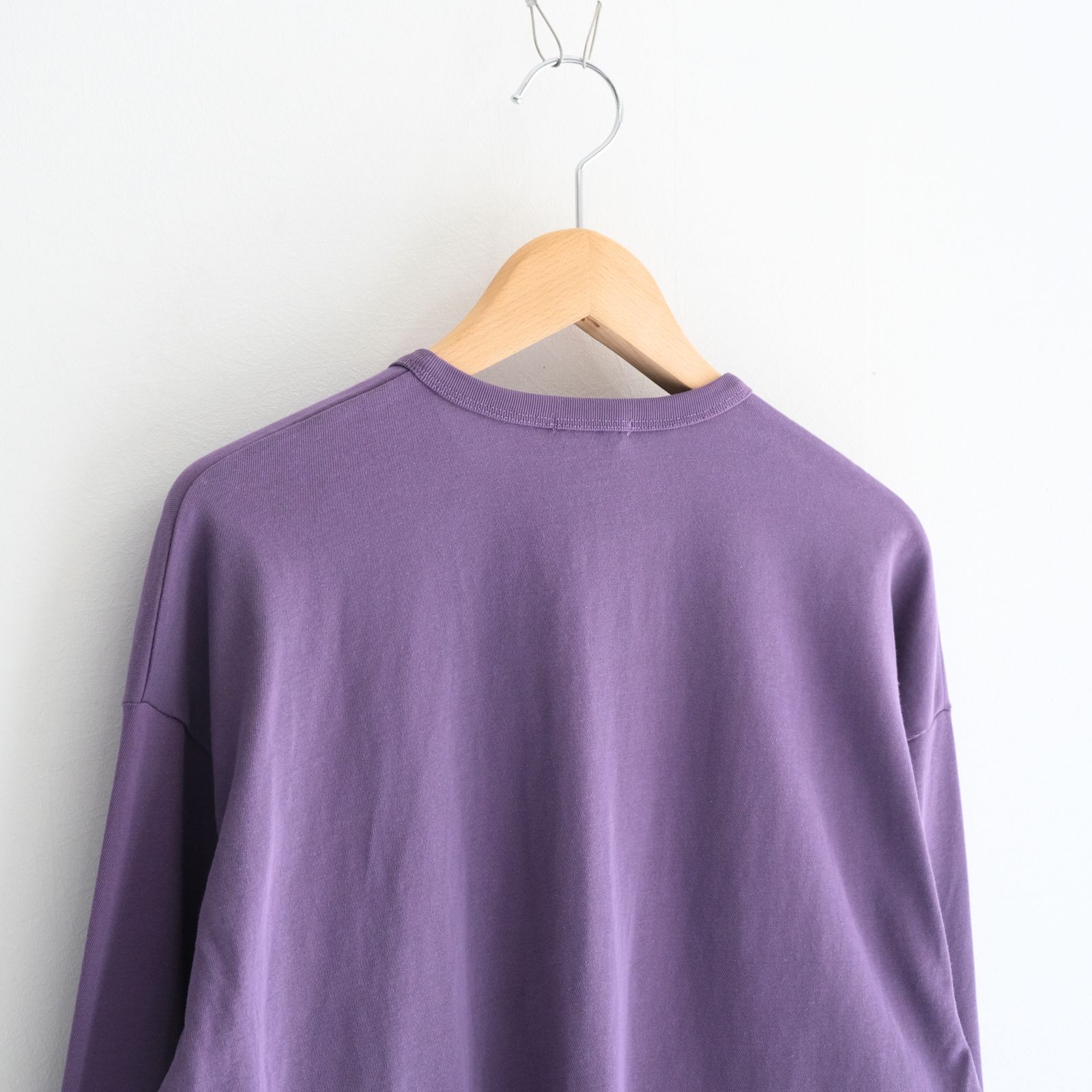 FADED TWIST TENJIKU HENLEY-NECK TOP / ヘンリーネック / ロンT / PURPLE