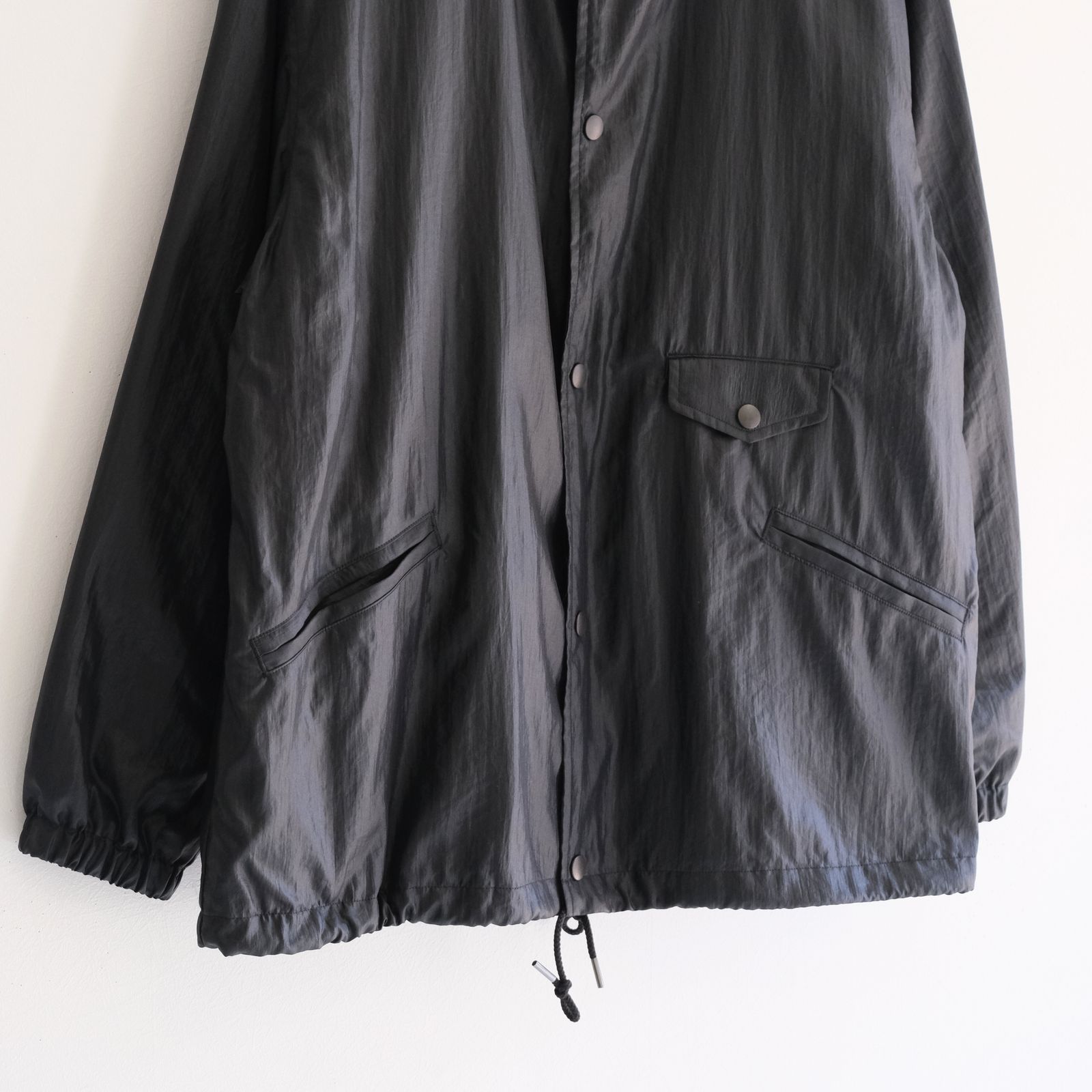 LUSTER NYLON TAFFETA COACH JKT / ジャケット / コーチジャケット / BLACK