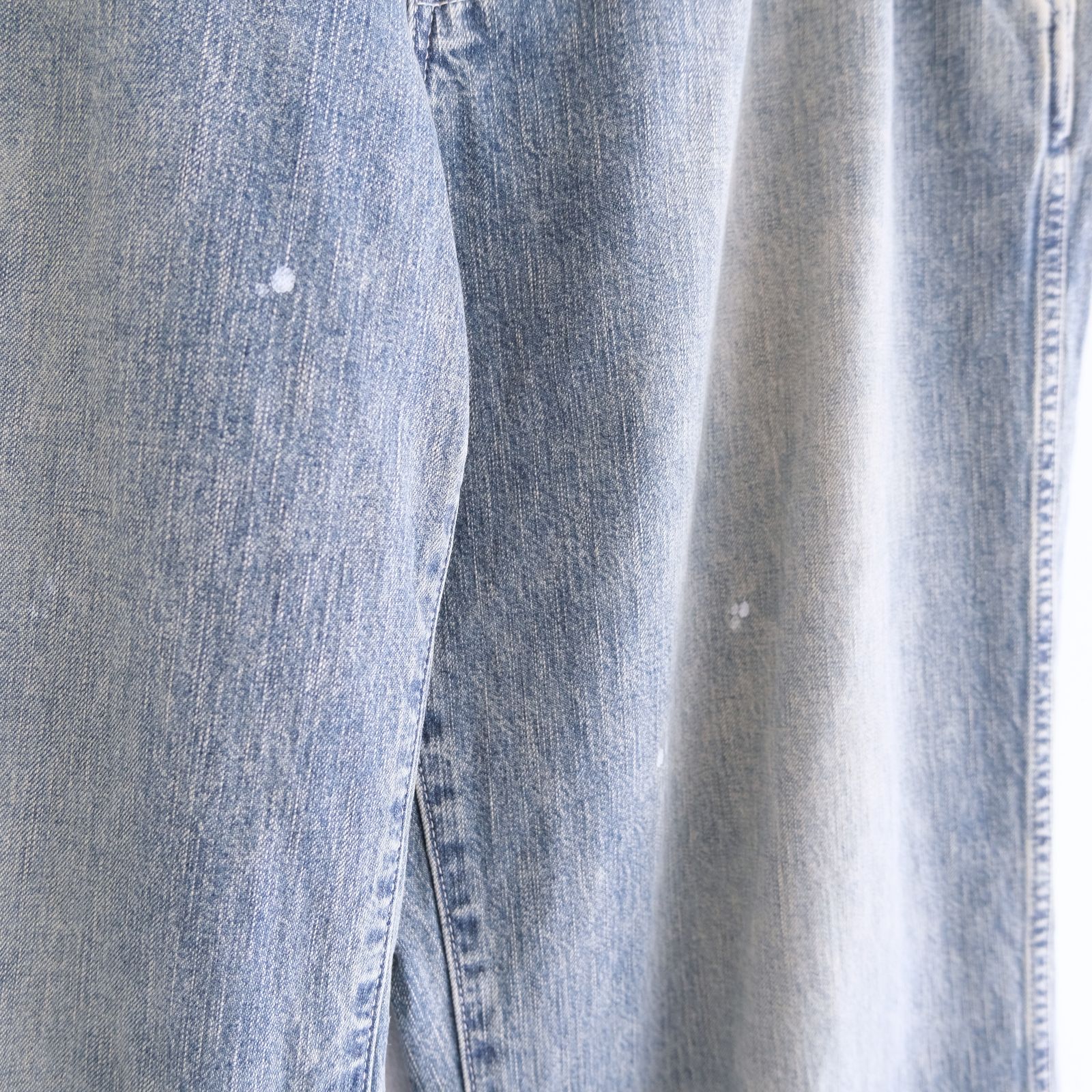 FADED LIGHT DENIM WORK PANTS（FADED BLUE）