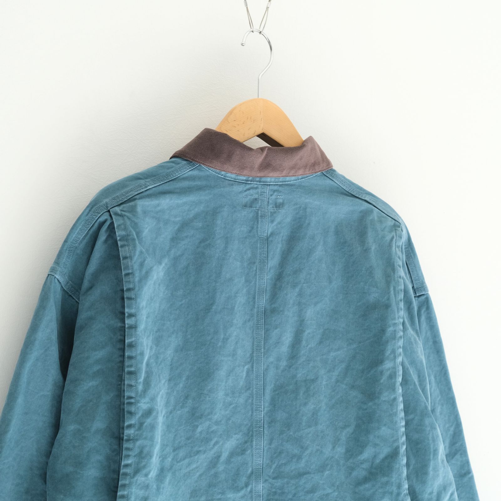 WAXED DUCK CHORE COAT / ジャケット / チョアコート / パラフィン加工 / ワックス / TEAL GREEN