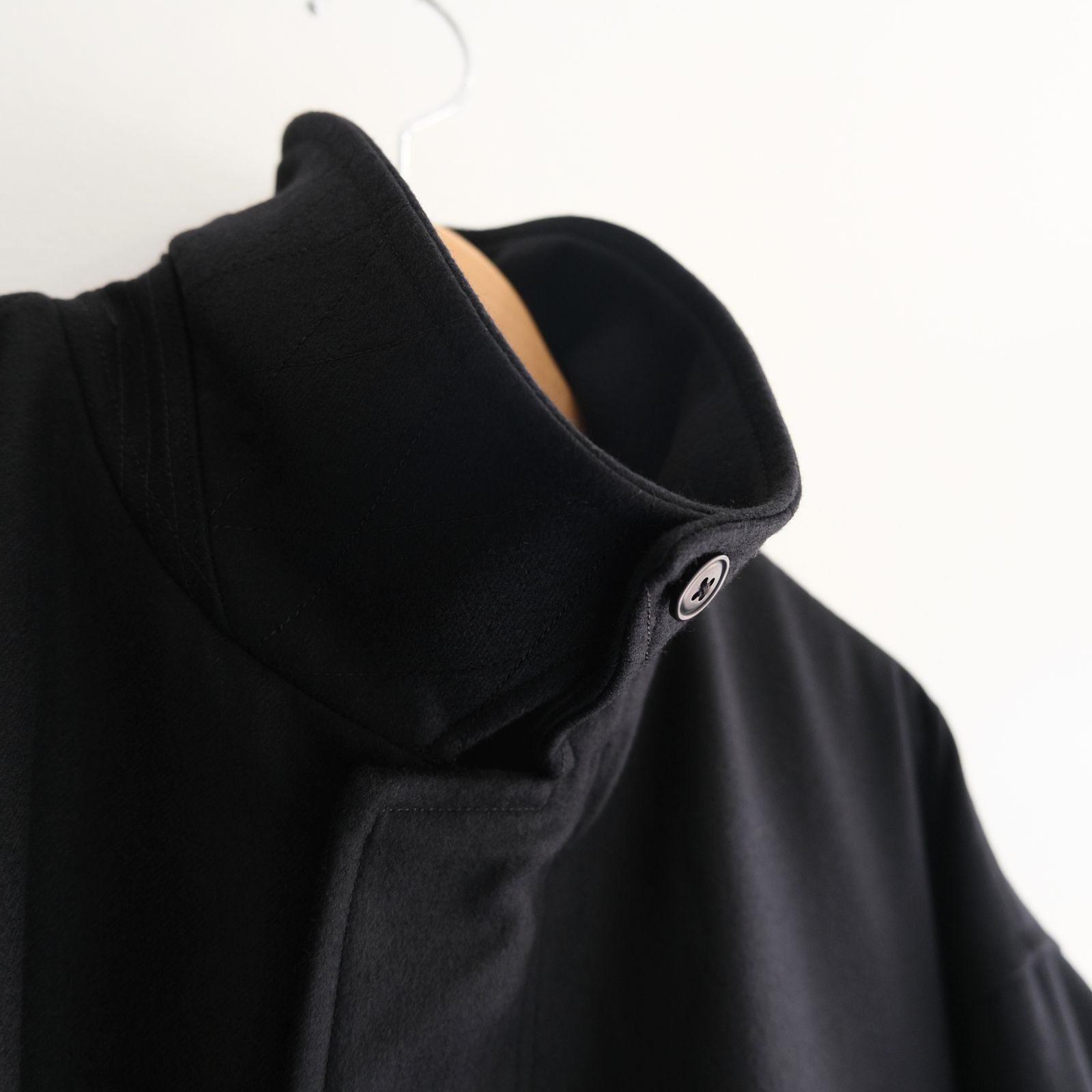 SUPER FINE LIGHT MELTON B/C FIELD COAT / コート /  / BLACK