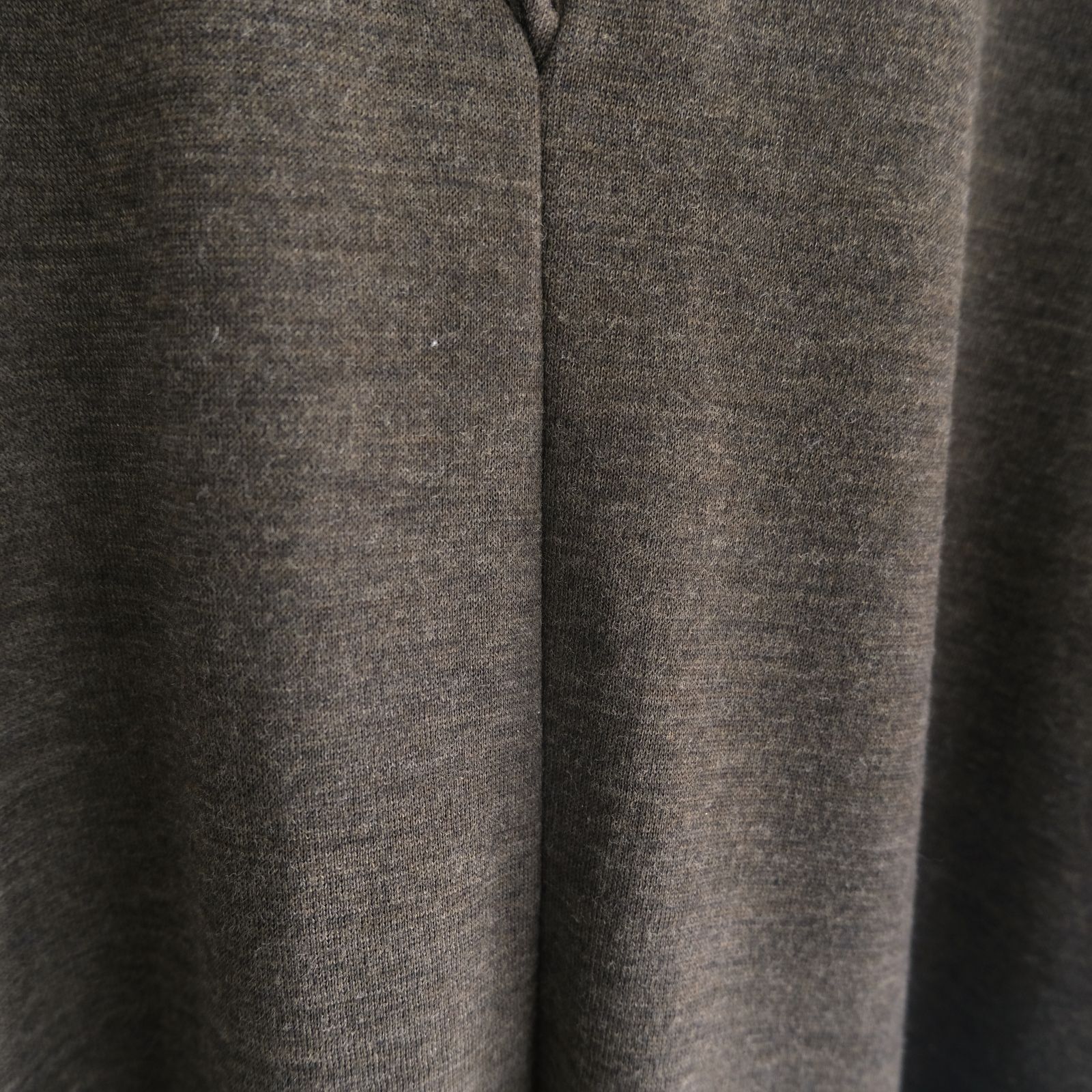 Wool Jersey Twisted polo Shirts / ポロシャツ / Brown