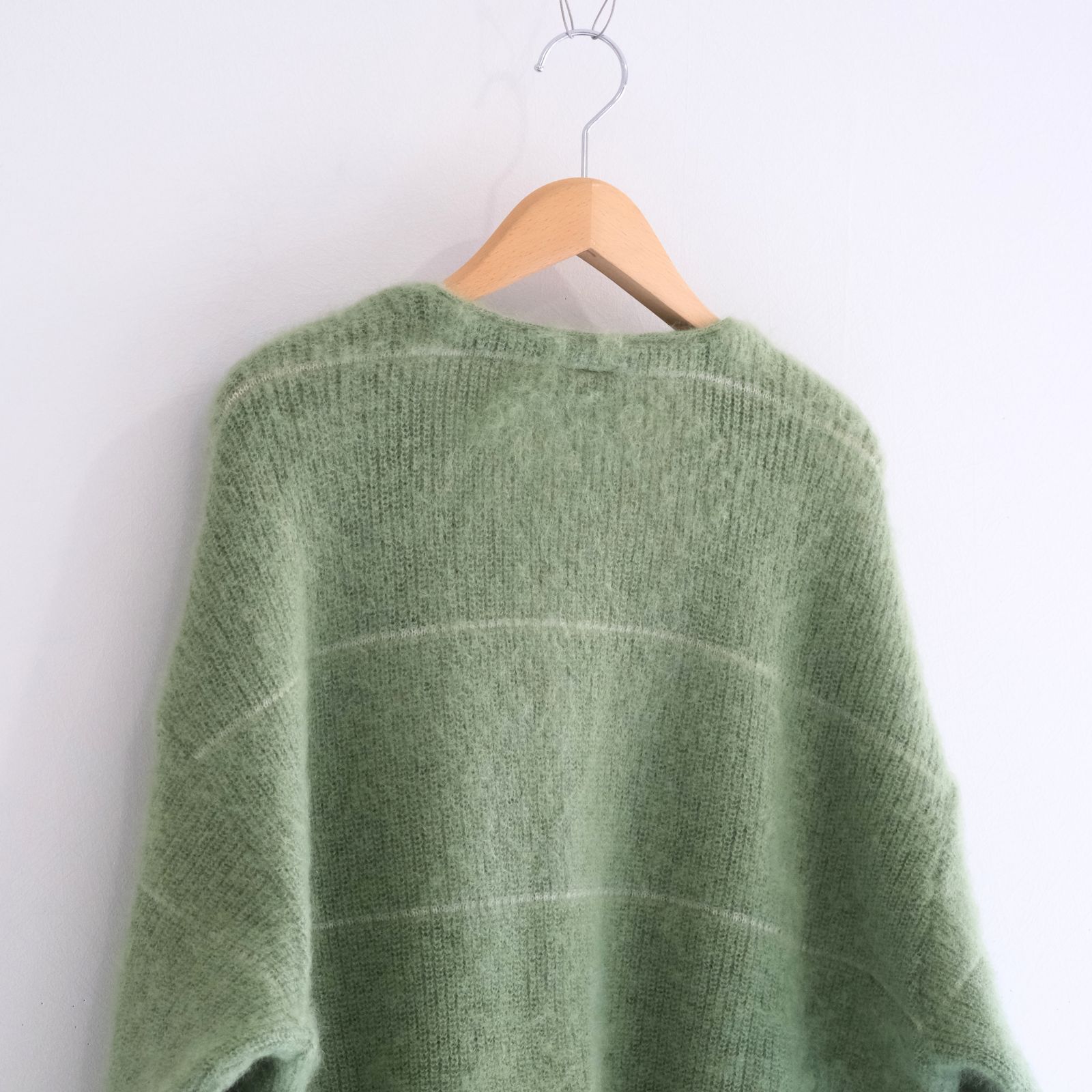 MOHAIR BOARDER CARDIGAN（GREEN）