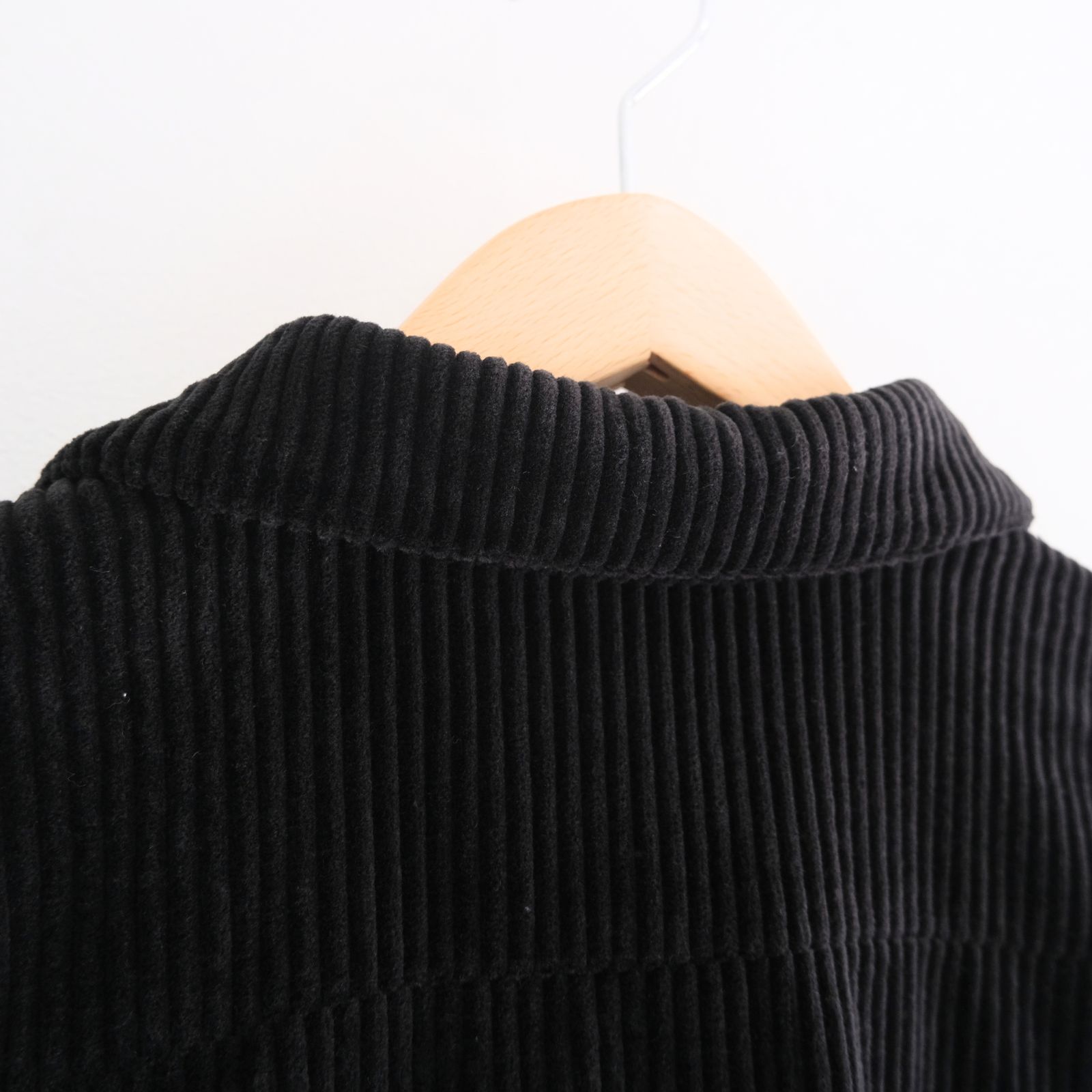 【残り1点】Corduroy Skipper Shirts（Black）