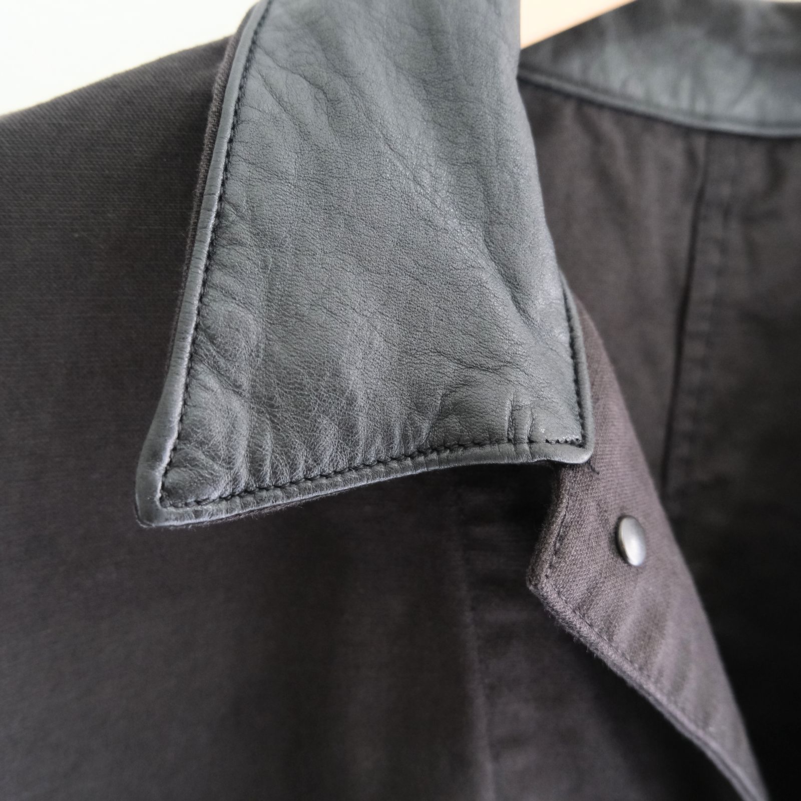 WASHED C/R/S DUCK COVERALL / ジャケット / カバーオール / BLACK