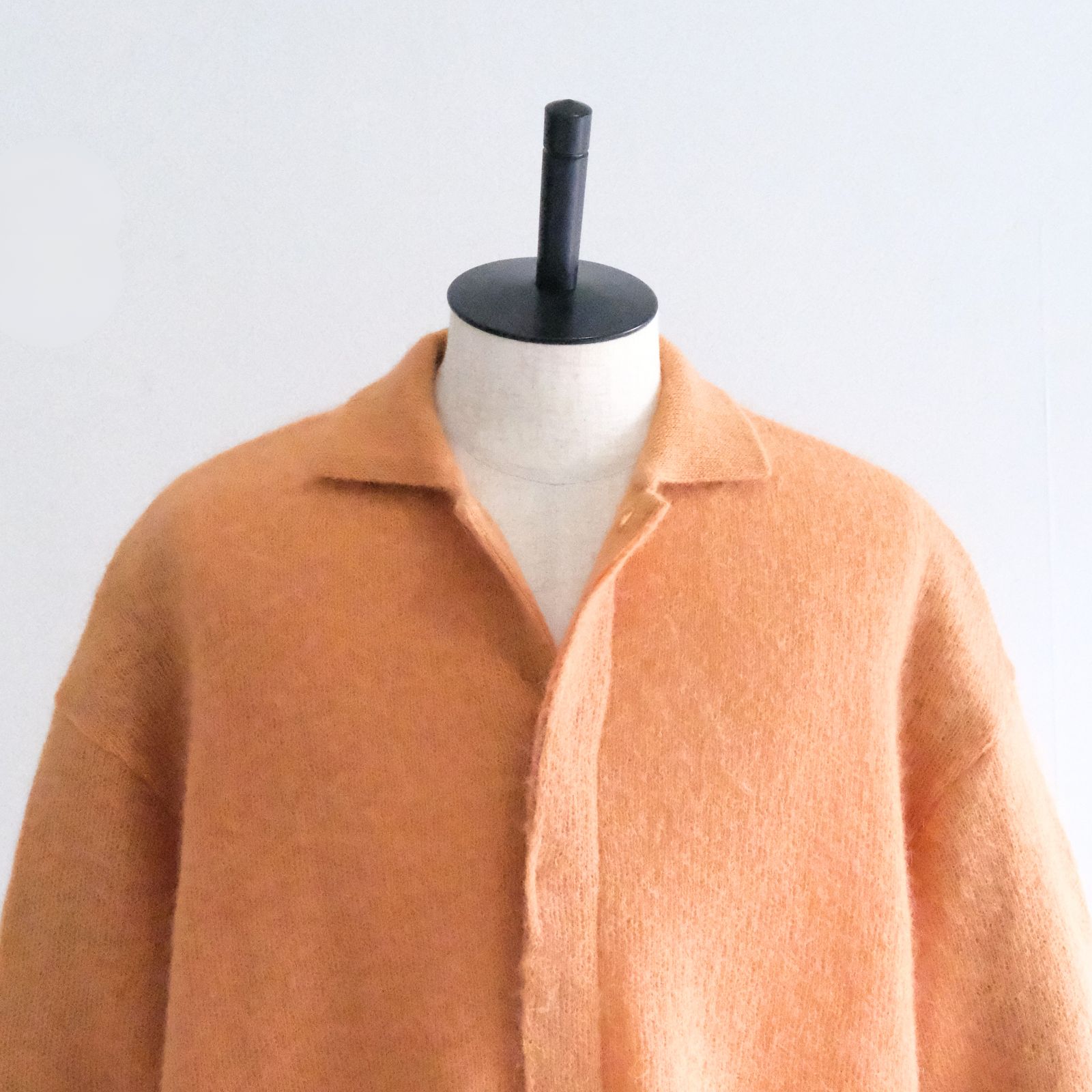 【残り1点】Kid Mohair Knit Shirts（Orange）