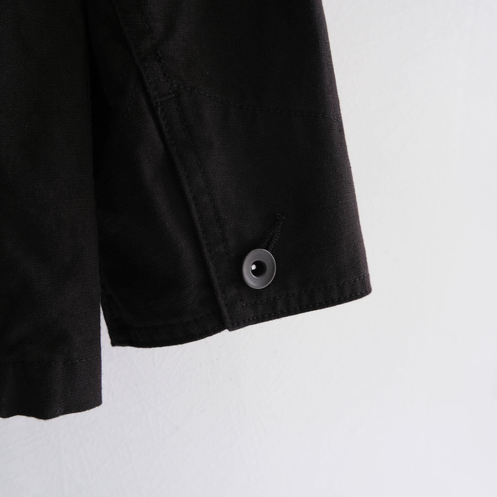 WASHED C/R/S DUCK COVERALL / ジャケット / カバーオール / BLACK