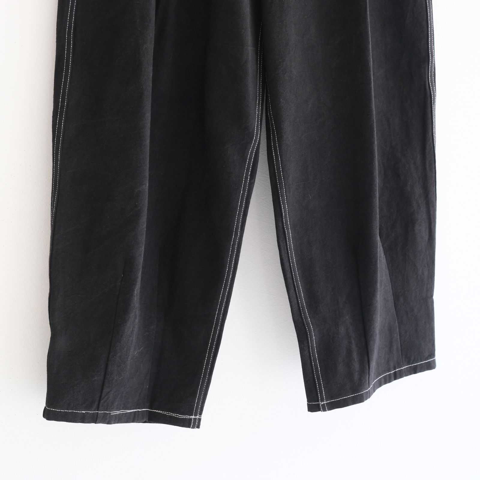 LUSH PANTS / パンツ / キャンバス地 / オーガニックコットン / BLACK