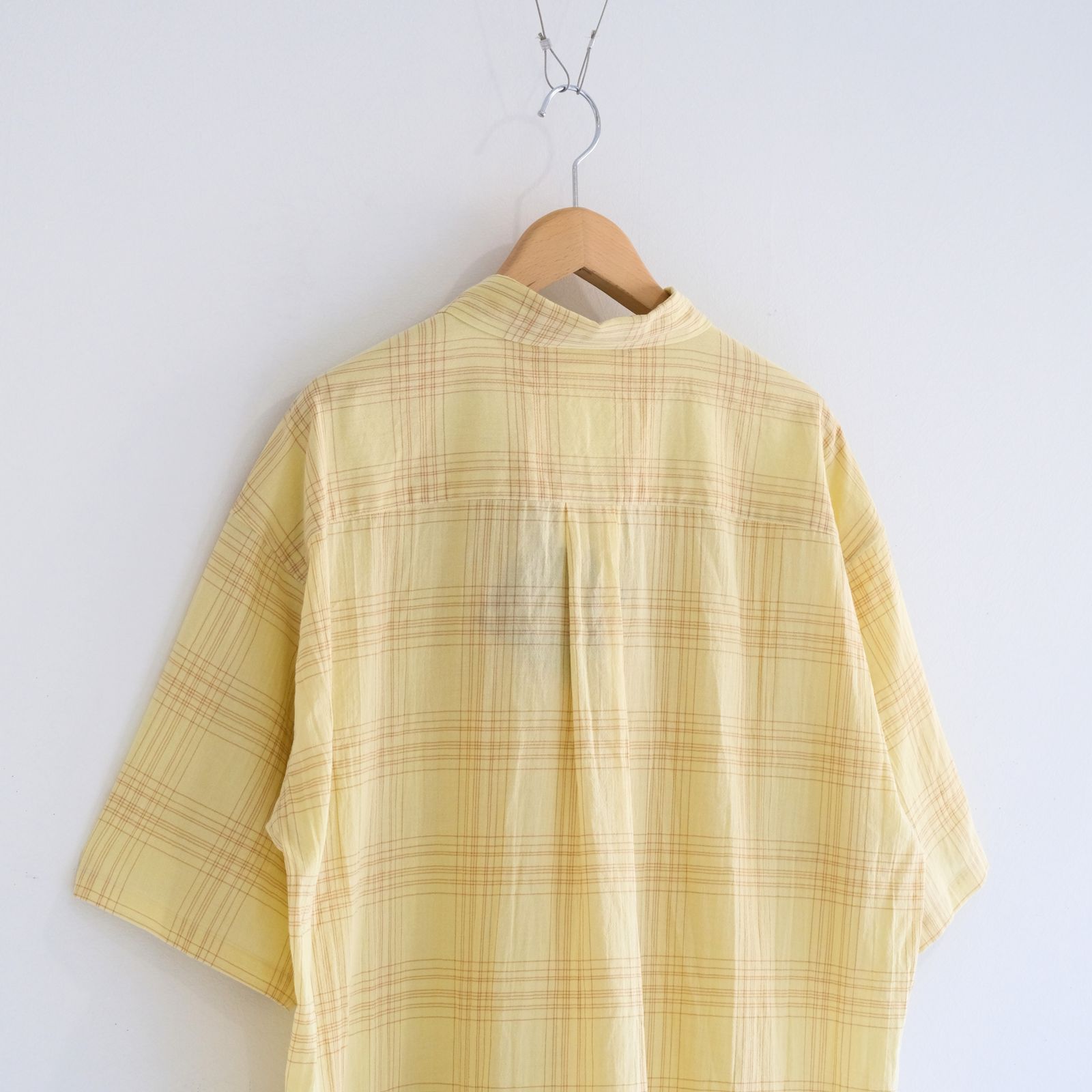"MERCED" Sheer Through Shirt （YELLO）