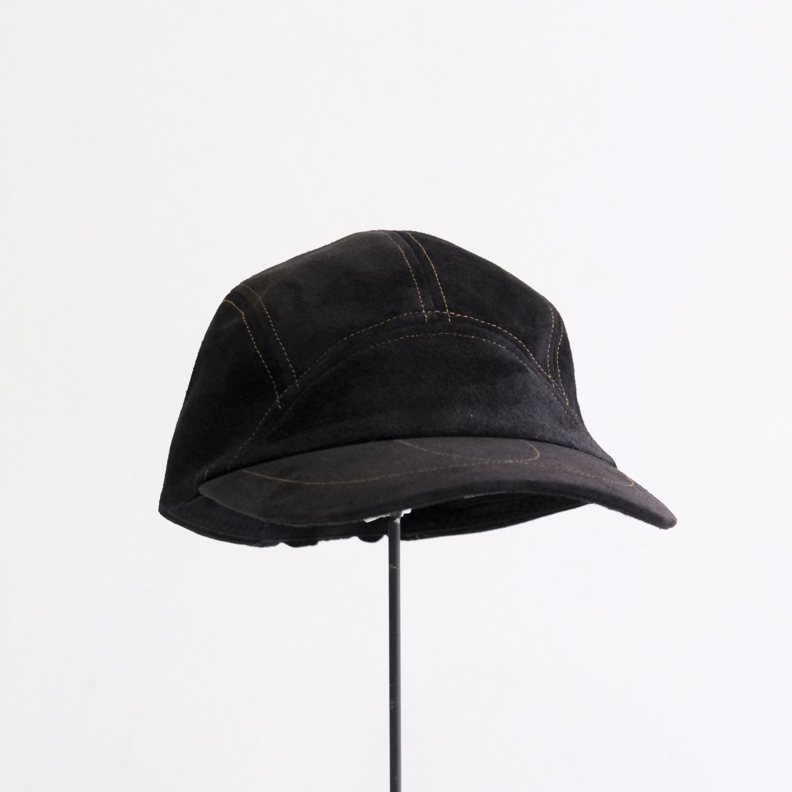 【残り1点】Leather Jet Cap（Black）