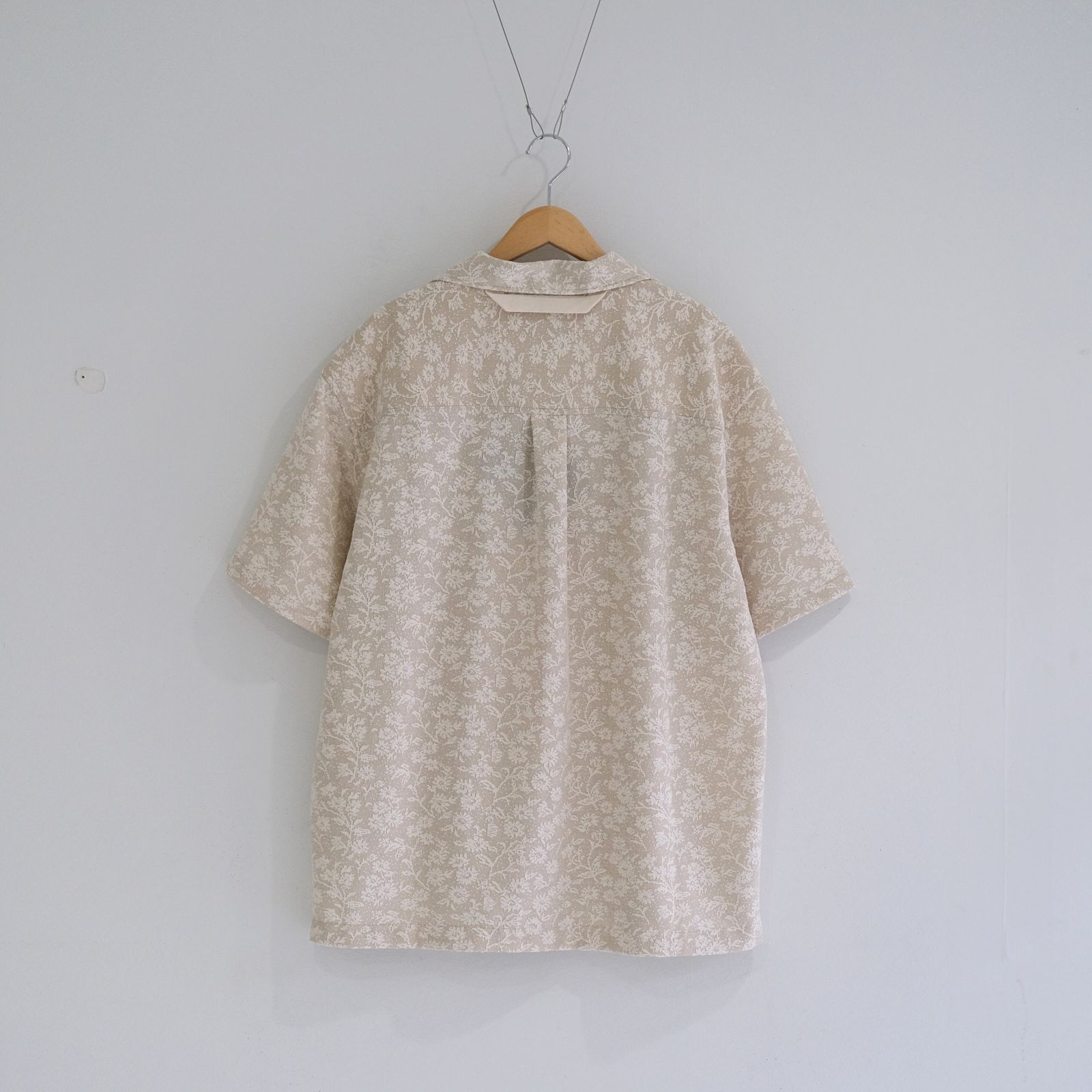 LACE CUBAN COLLAR SHIRTS / 半袖シャツ / PEARL IVORY