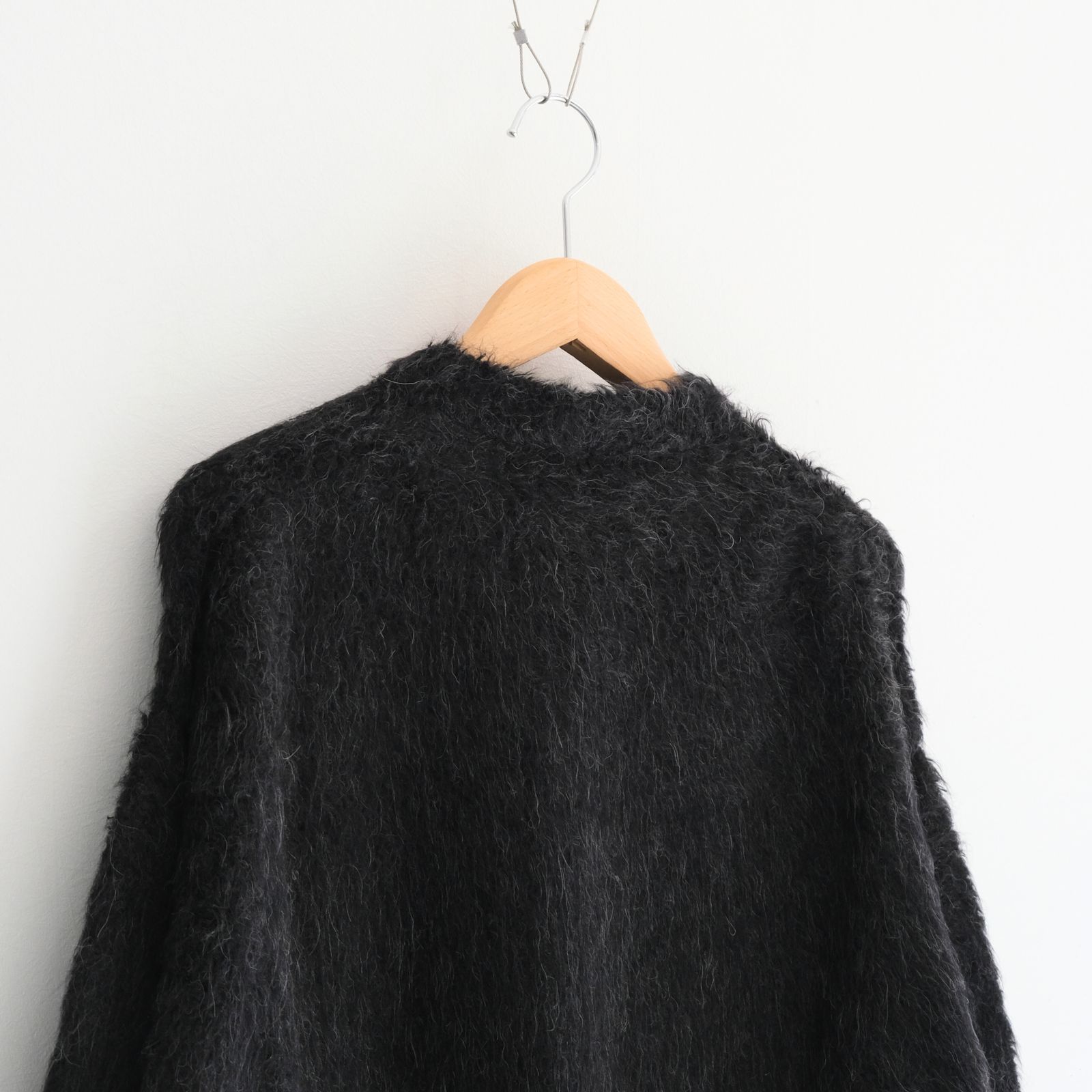 Suri Alpaca Cardigan / カーディガン / アルパカ / スリアルパカ / Black