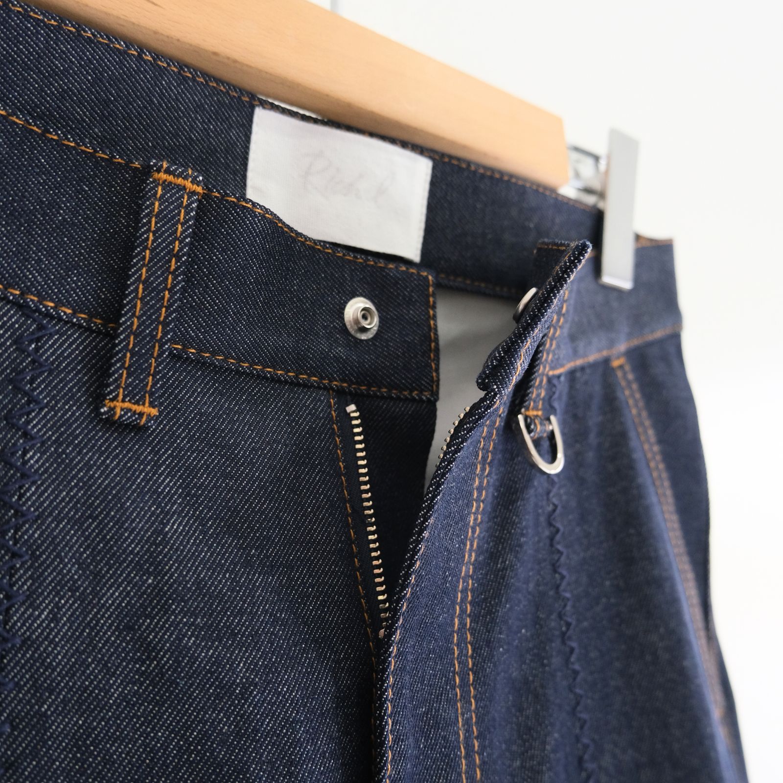 Rigiddenim Flared Pants / リジッドデニムフレアパンツ（Indigo）