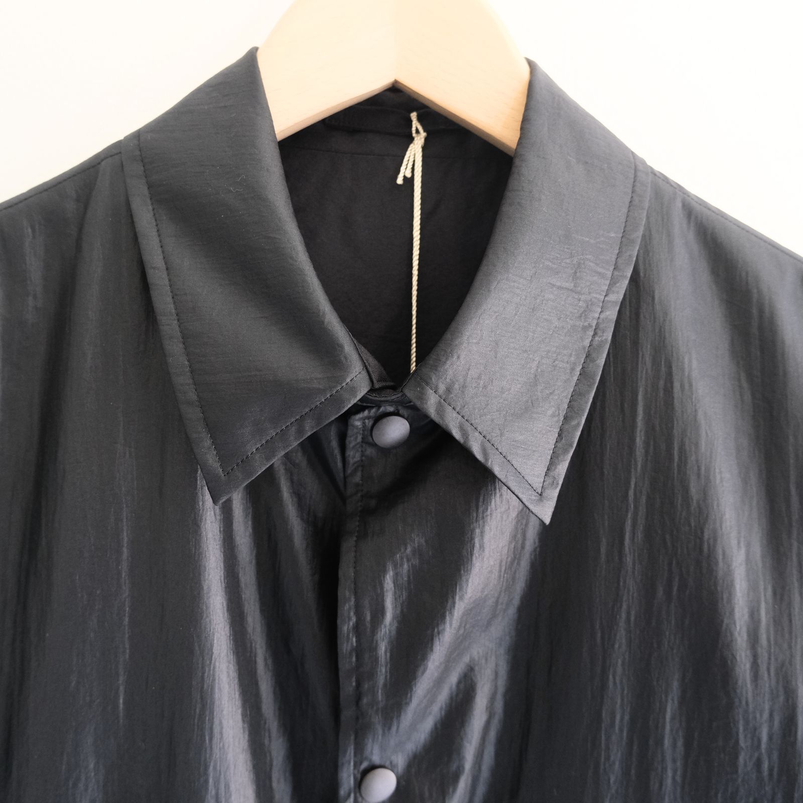 LUSTER NYLON TAFFETA COACH JKT / ジャケット / コーチジャケット / BLACK
