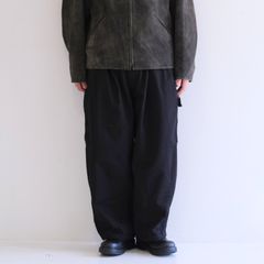 Herringbone 6-Pocket Pants / パンツ / カーゴパンツ / ヘリンボーン / BLACK