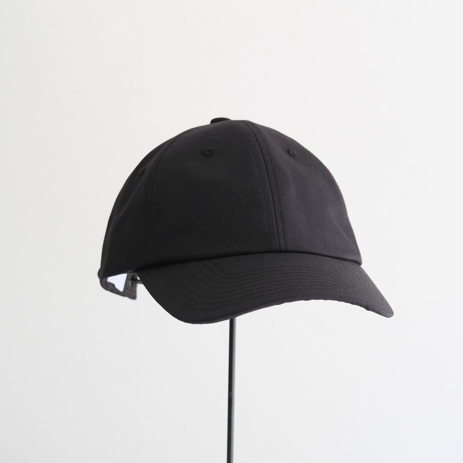 METAL PE CAP / メタル ポリエステル キャップ（BLACK）