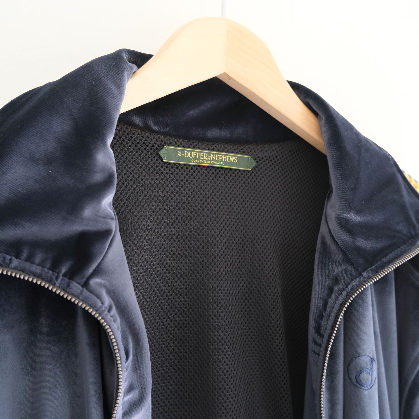 VELOUR TRACK JACKET（NAVY）