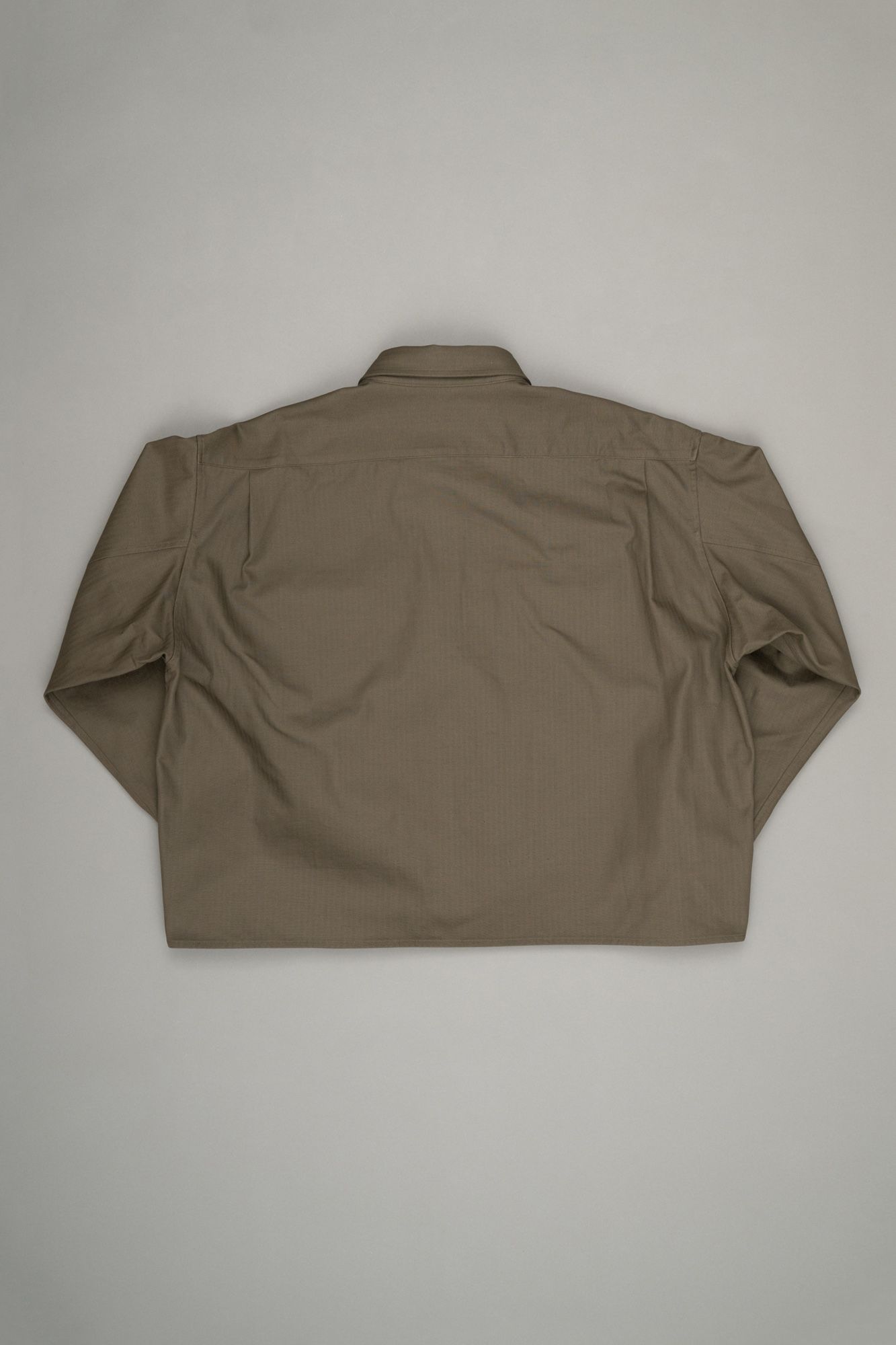 Over Officer Shirt Jacket（Khaki）