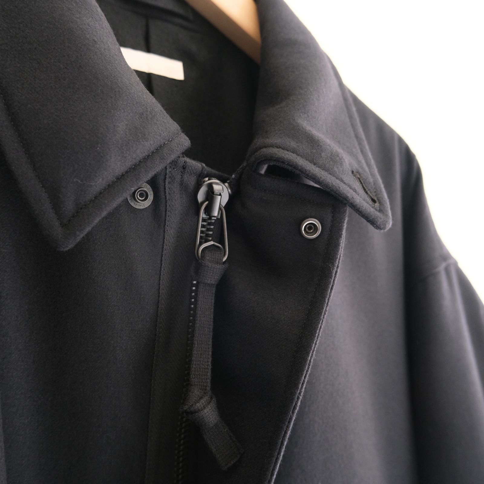 SUPER FINE LIGHT MELTON B/C FIELD COAT / コート /  / BLACK