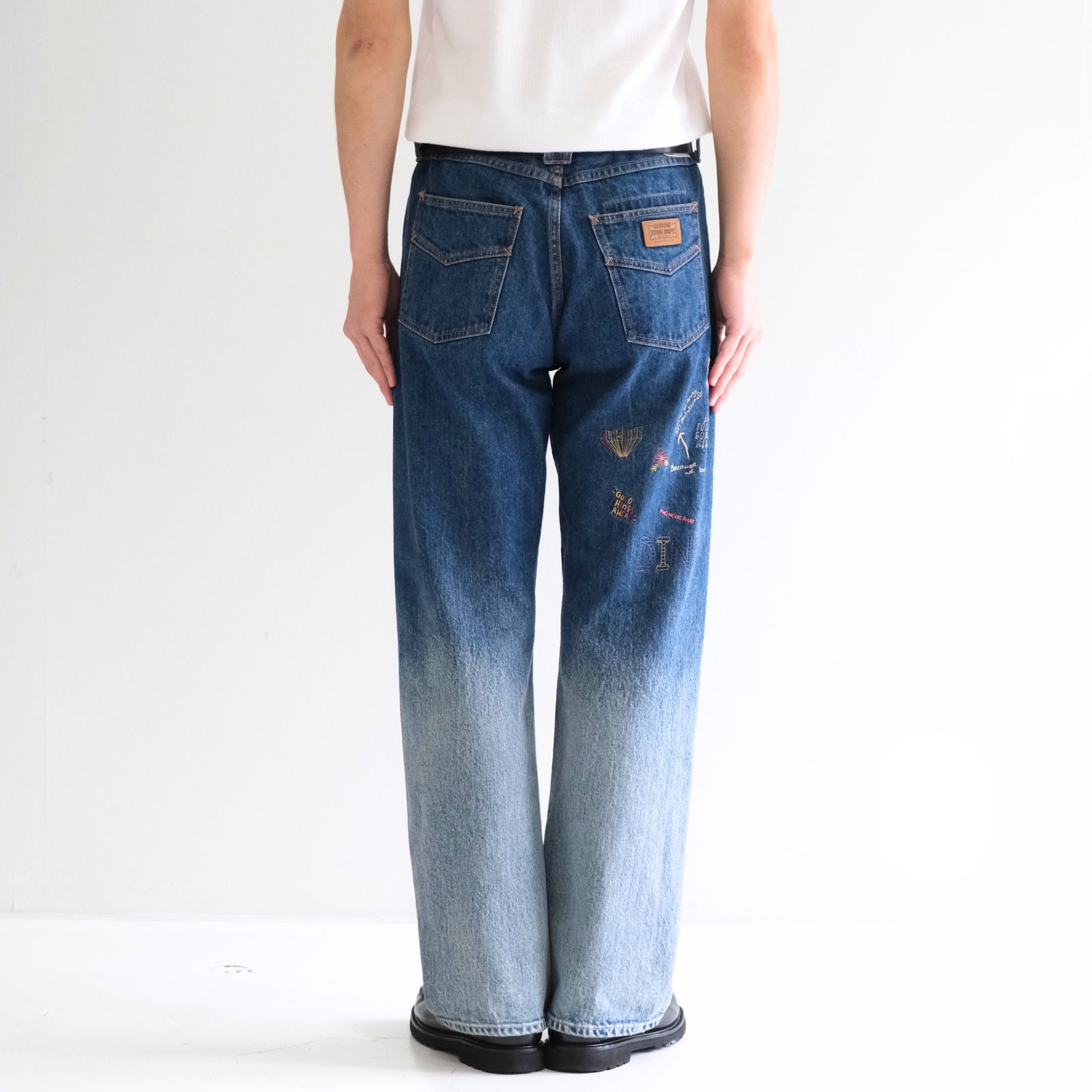 "JUDE Ⅱ" HIPPIE New Standard Straight by 66 Selvedge Denim / 「JUDE Ⅱ」ヒッピー ニュースタンダードストレート バイ 66セルビッジデニム（CRASH BLUE）