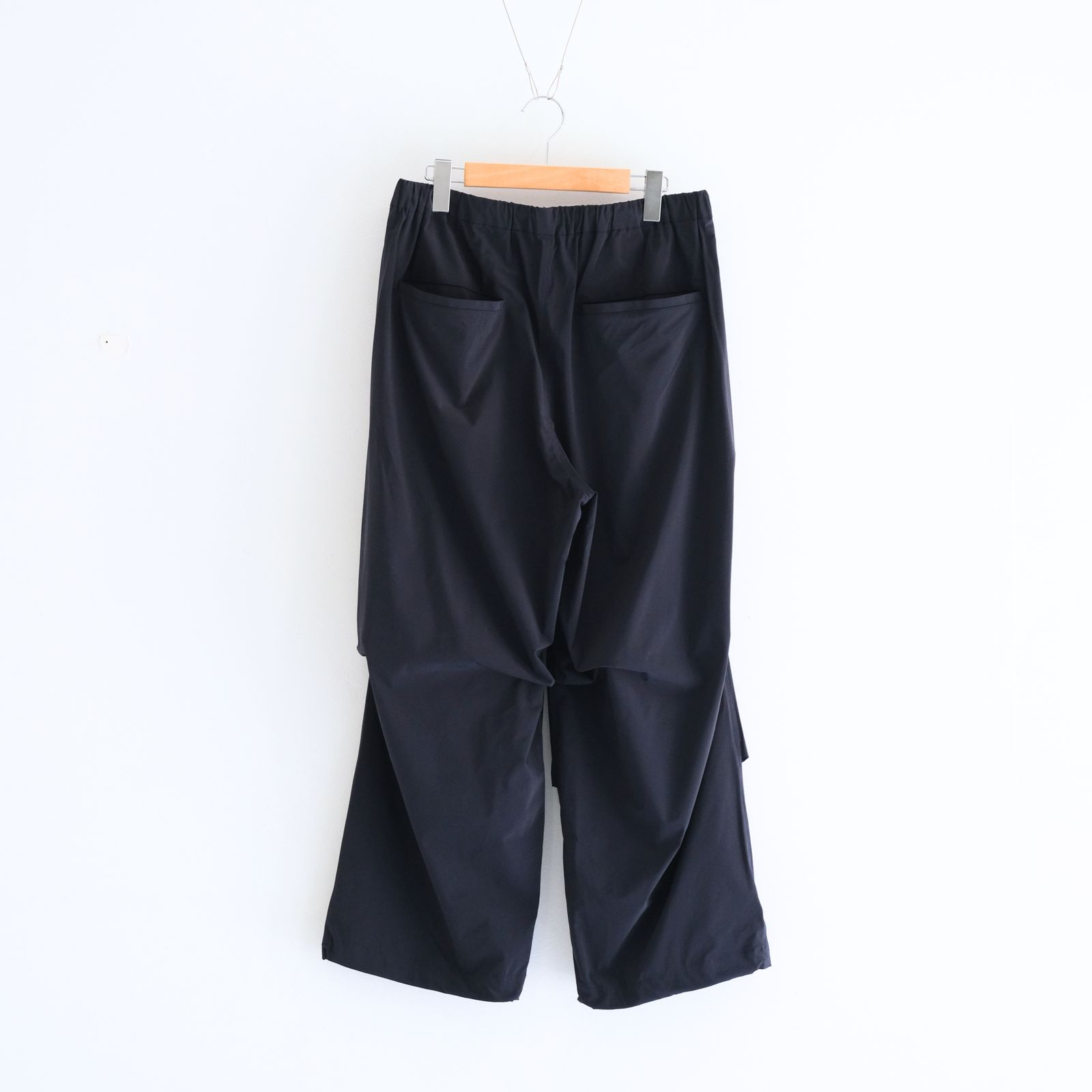_163 / ライクラ 裏タックパンツ/（DARK NAVY）