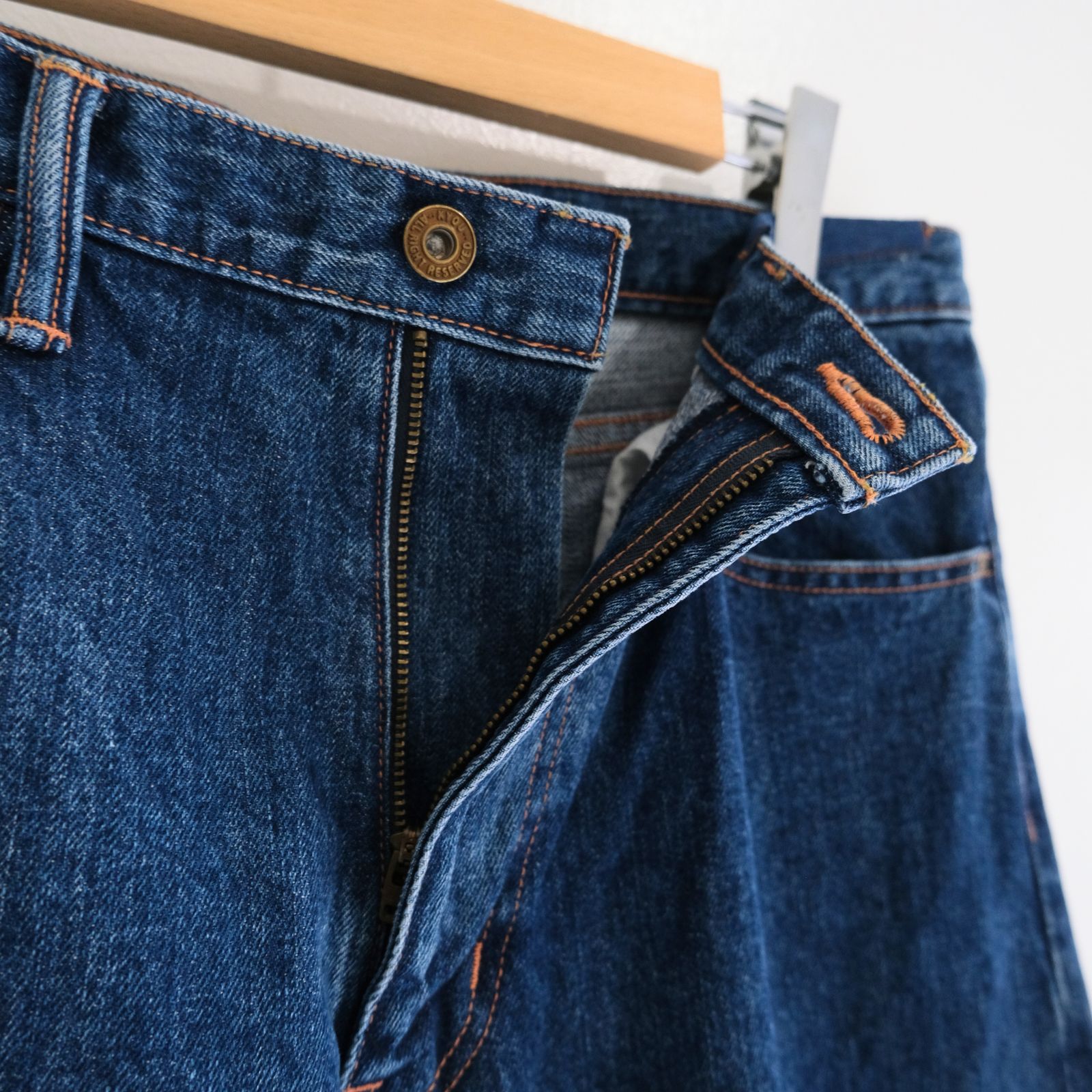 "JUDE Ⅱ"REPAIRED Half Oiled Coated Straight by 66 Selvedge Denim / パンツ / デニム / ワックスオイルド加工 / REPAIRED/OILED