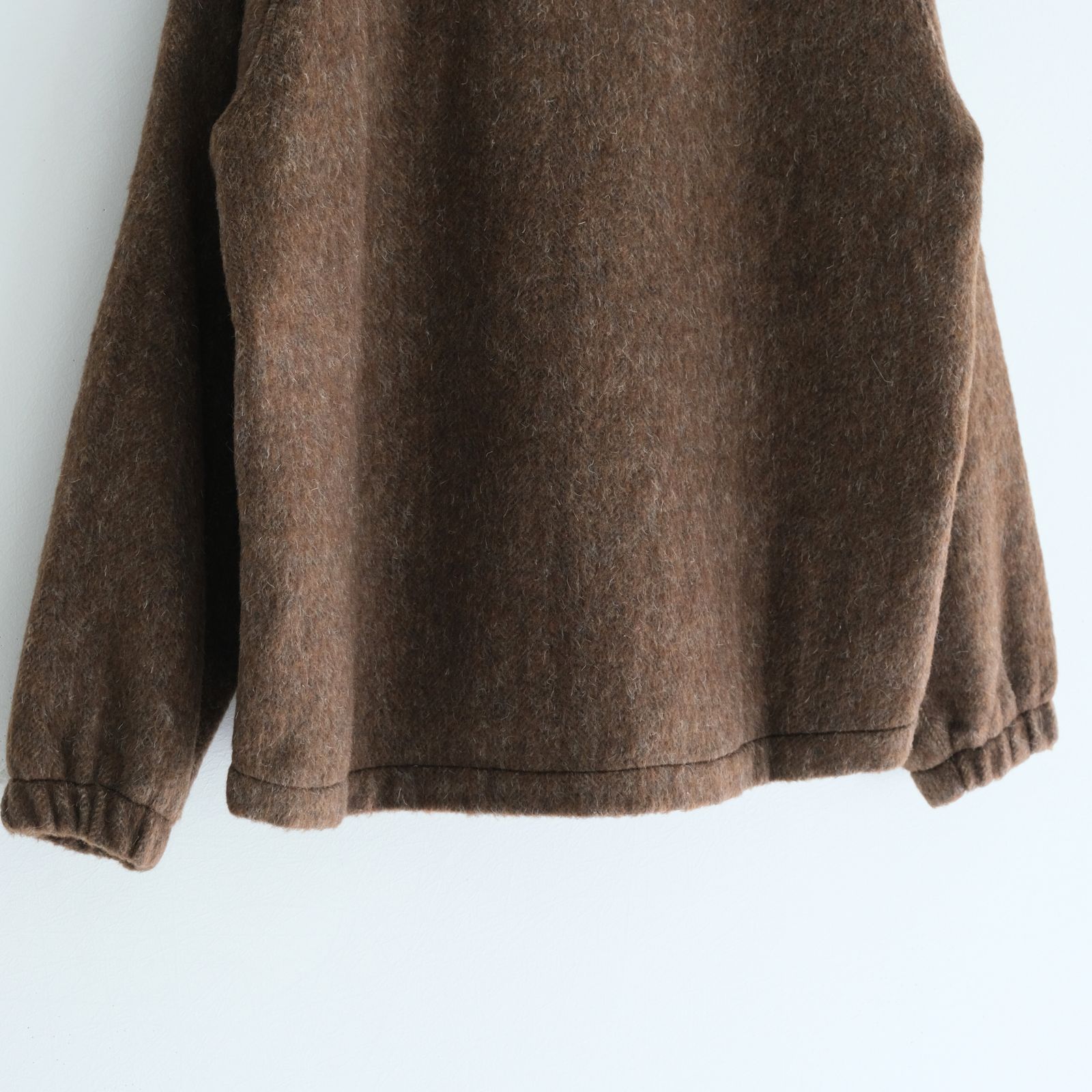 MERELY PREMIUM WOOL BLEND MELTON BERKUT CARDIGAN / カーディガン / VAN DYKE BROWN