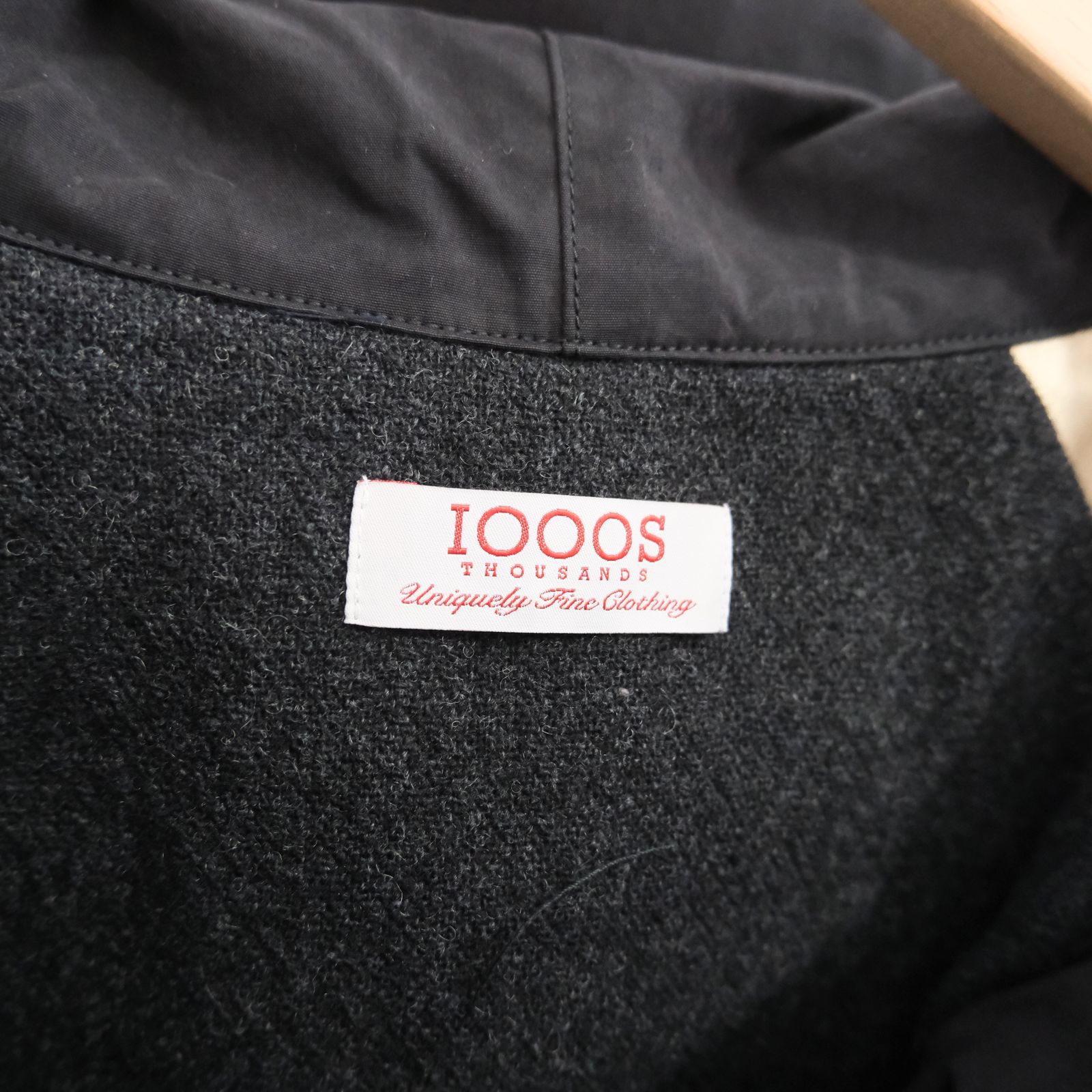 WAXED WEATHER PARKA / プルオーバー / パーカー / ワックス加工 / INK BLACK