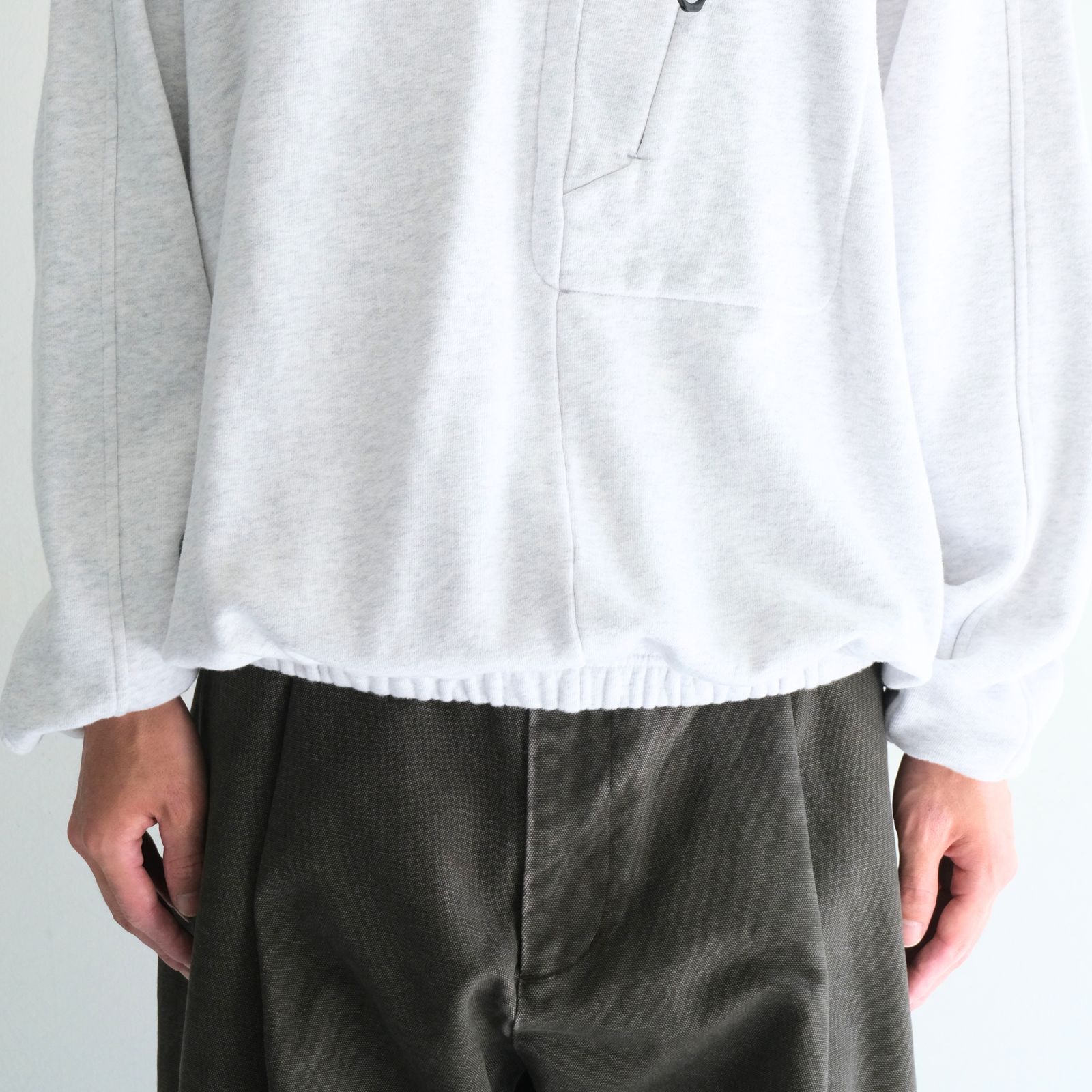 BAL / BIKE ATHLETIC LOOP WHEEL COTTON CREW / BAL × BIKE / アスレチック ループホイール コットンクルー（ASH GRAY）