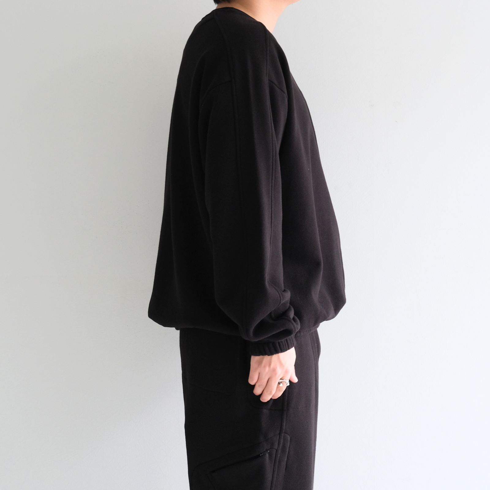 BAL / BIKE ATHLETIC LOOP WHEEL COTTON CREW / スウェット / BLACK