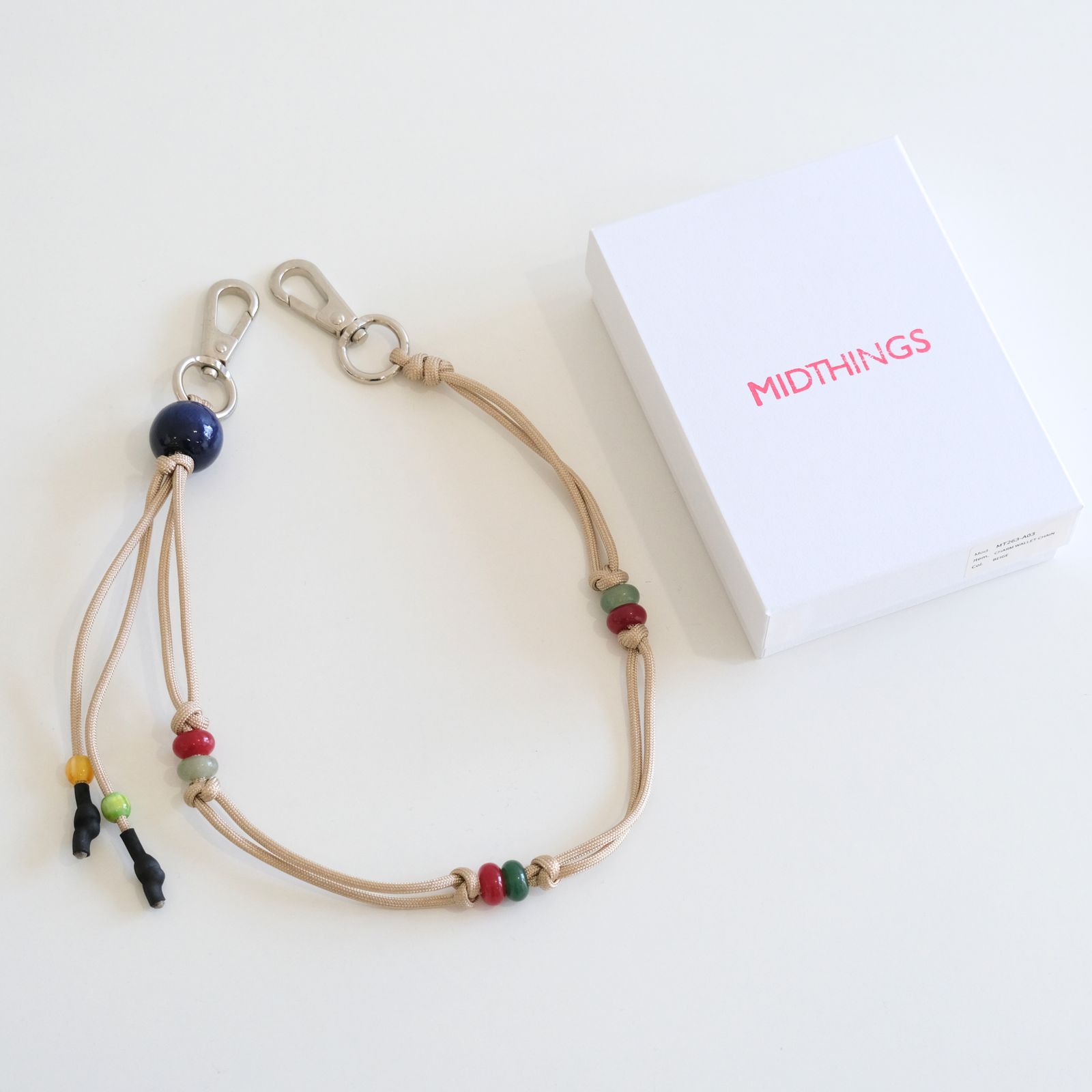 CHARM WALLET CHAIN（BEIGE）