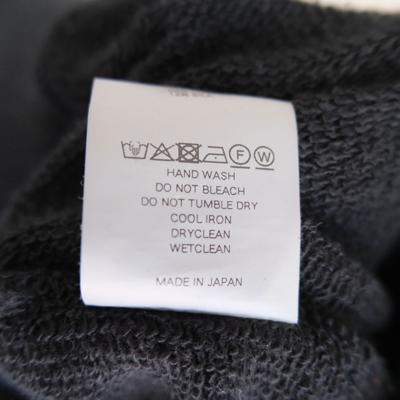 NEPPED HOODIE（INK BLACK）