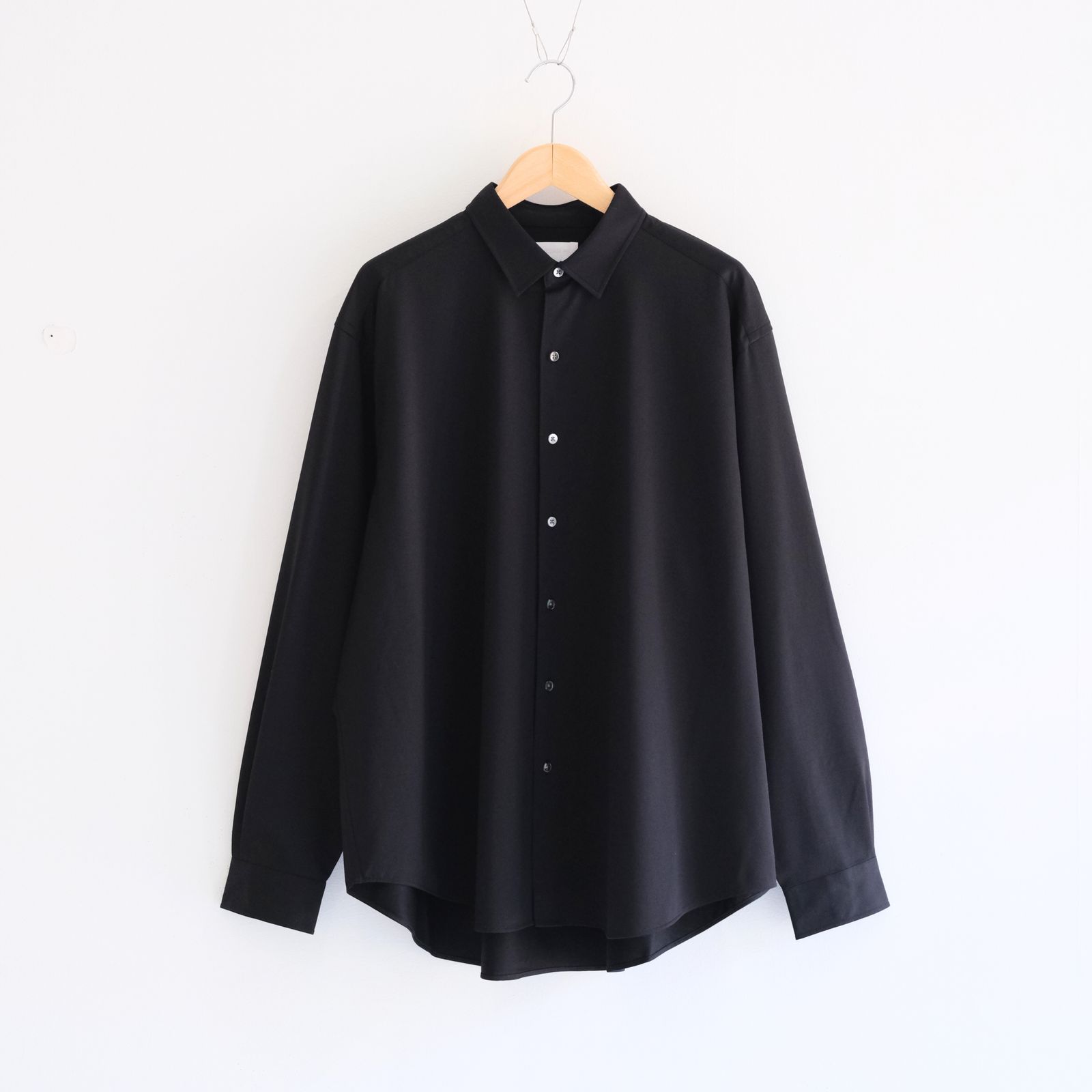 46G Atmosphere L/S Shirt / シャツ / BLACK（Night Black）