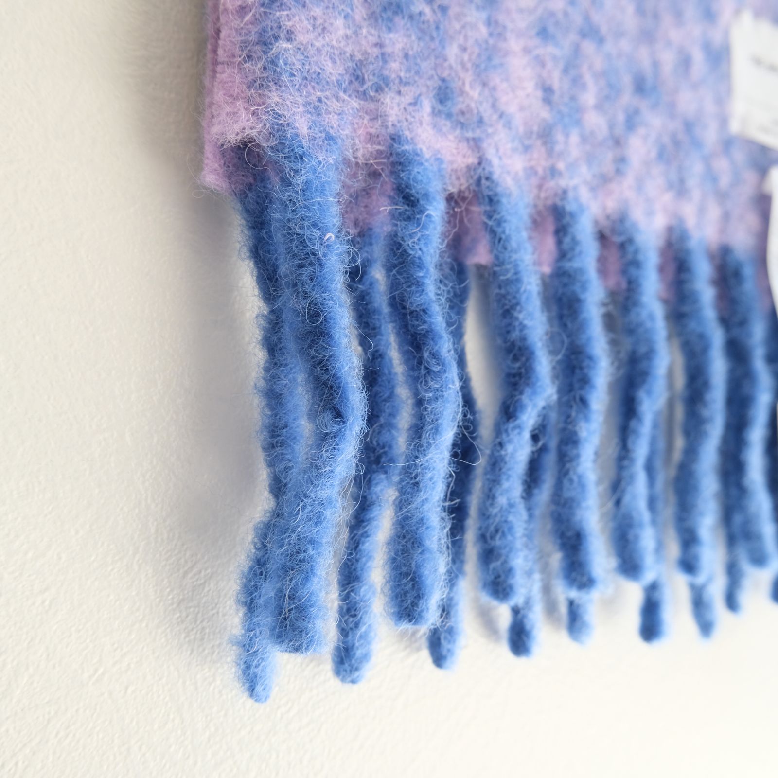 Two Colour Woolly Scarf / マフラー / アルパカ / Blue / Violet