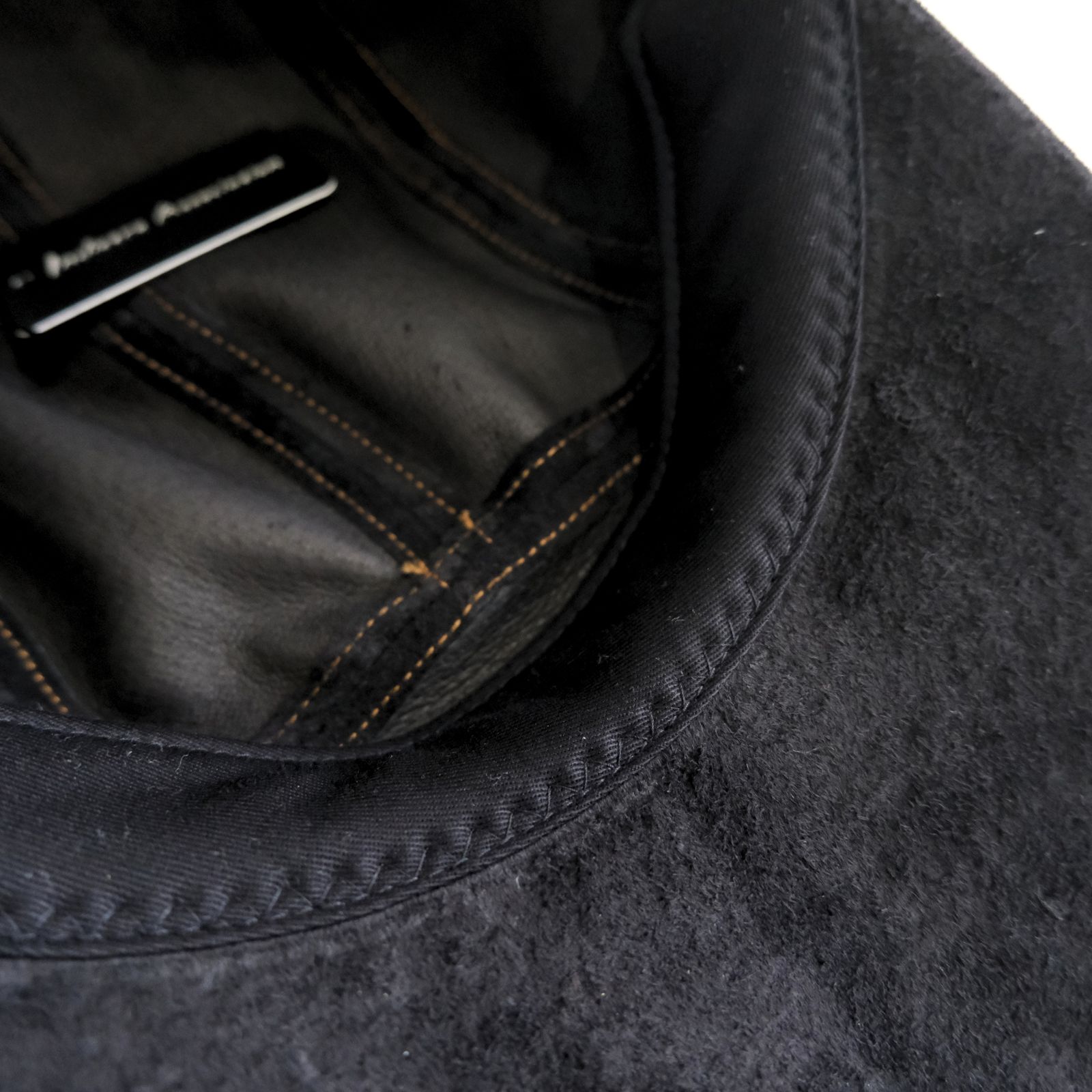 【残り1点】Leather Jet Cap（Black）