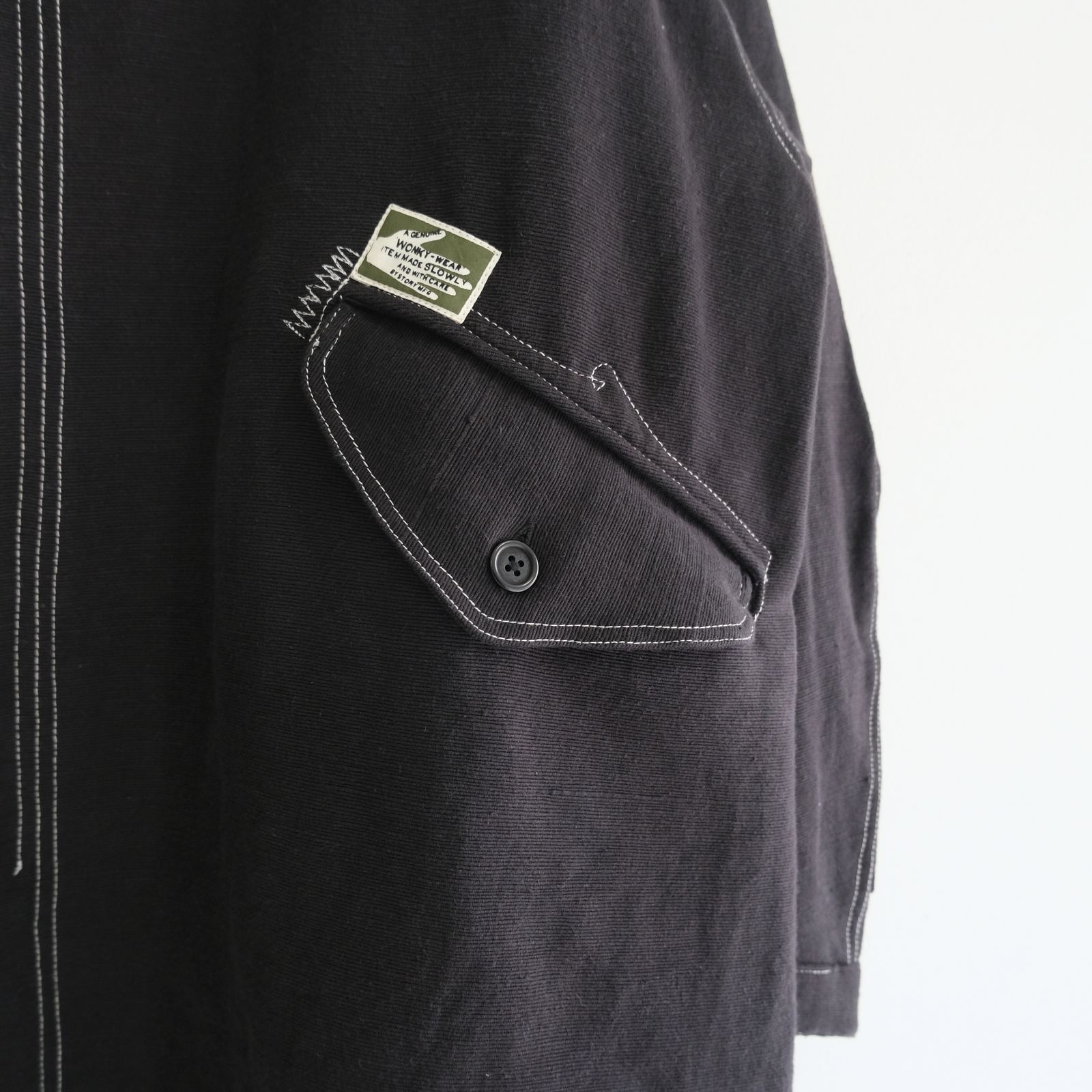 BRAMBLE PARKA / コート / フィッシュテールパーカー/ コットン / Wonky-Wear / BLACK