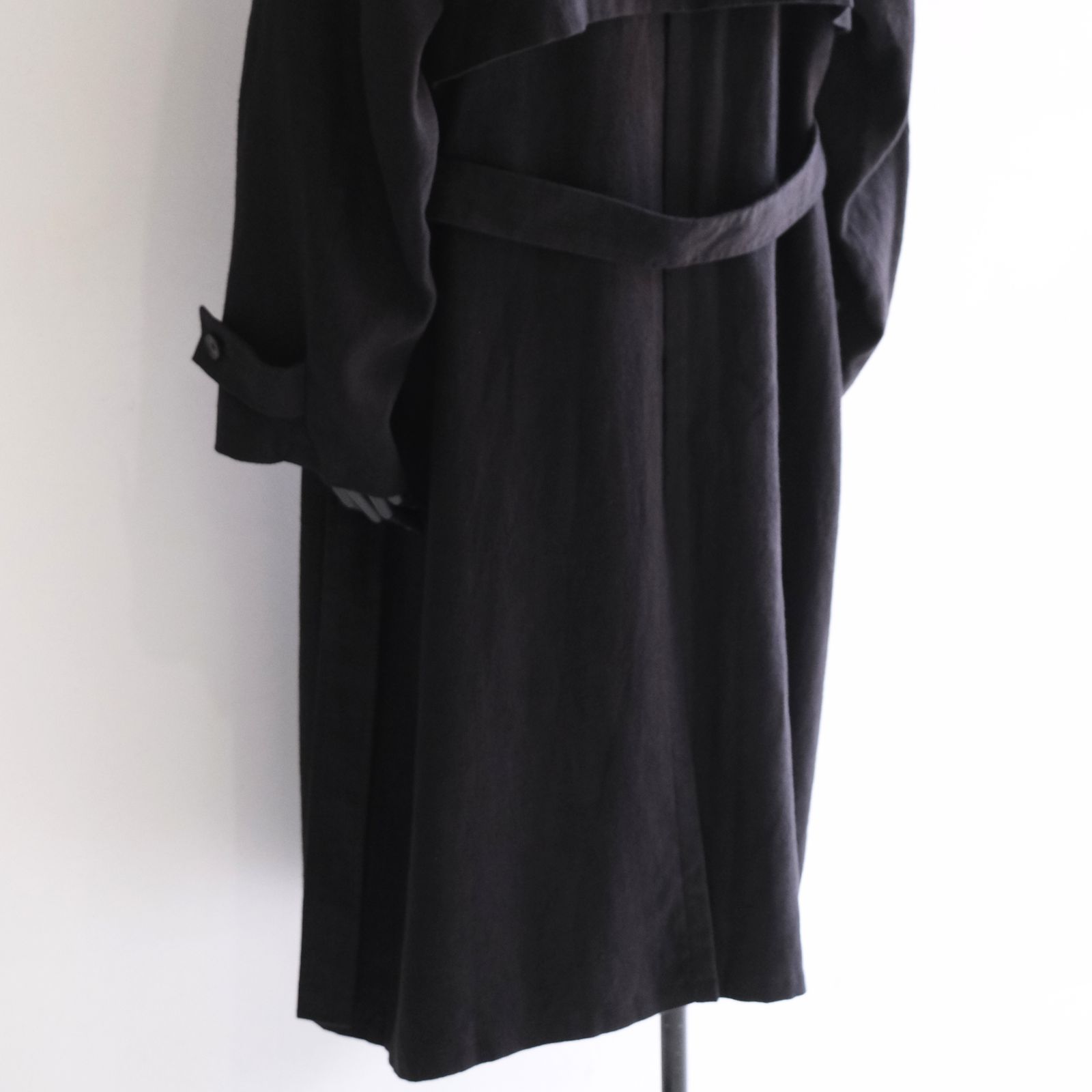 【残り1点】Hemp Oversize Coat（Black）