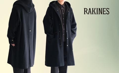 【RAKINES / ラキネス】雰囲気漂うロング丈コート。