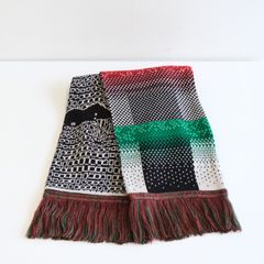 JACQUARD KNIT SOCCER SCARF（MULTI）